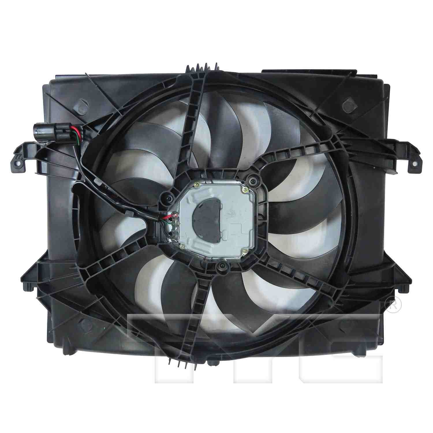 TYC Dual Radiator and Condenser Fan Assembly 624040