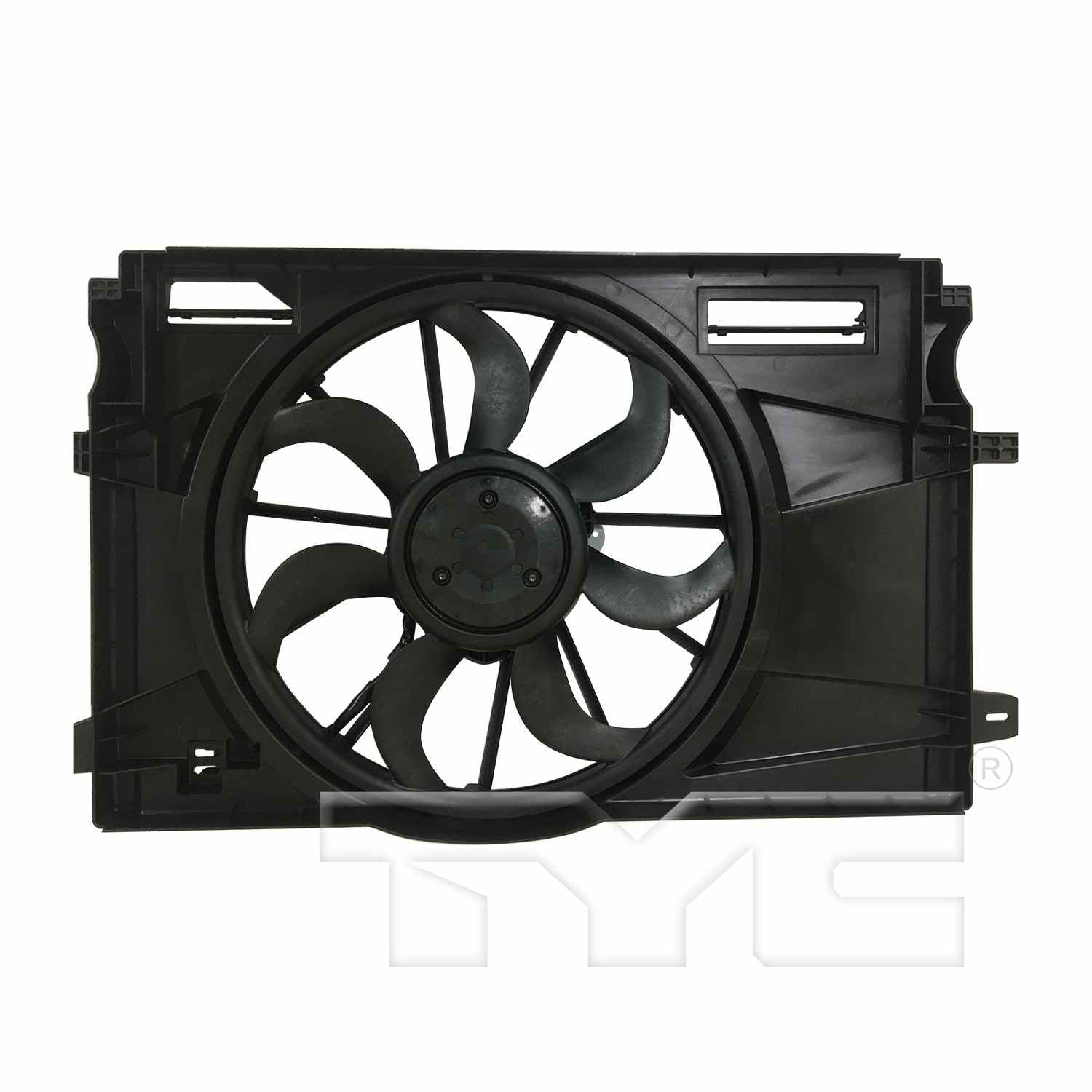 TYC Dual Radiator and Condenser Fan Assembly 624060