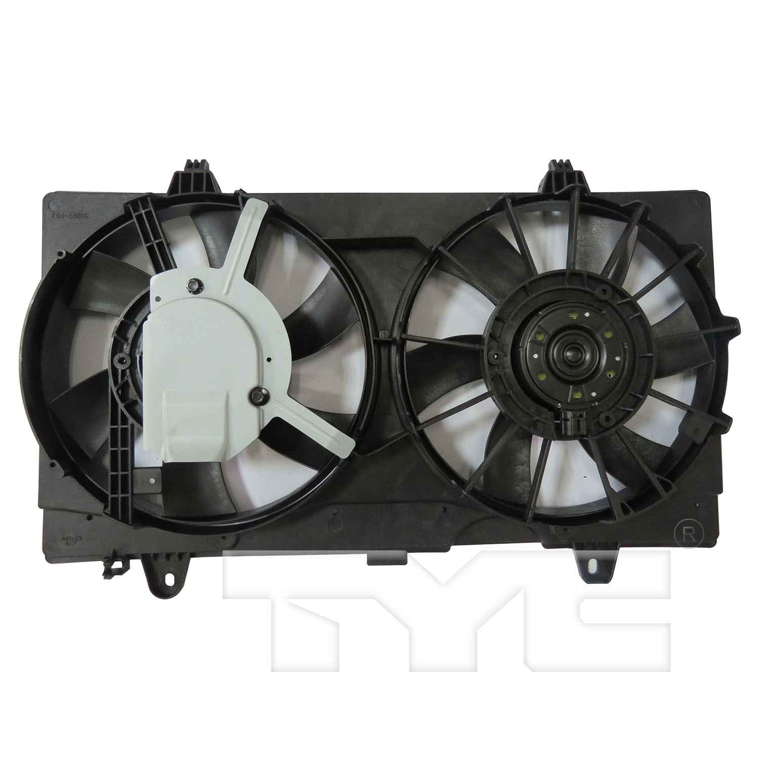 TYC Dual Radiator and Condenser Fan Assembly 624070
