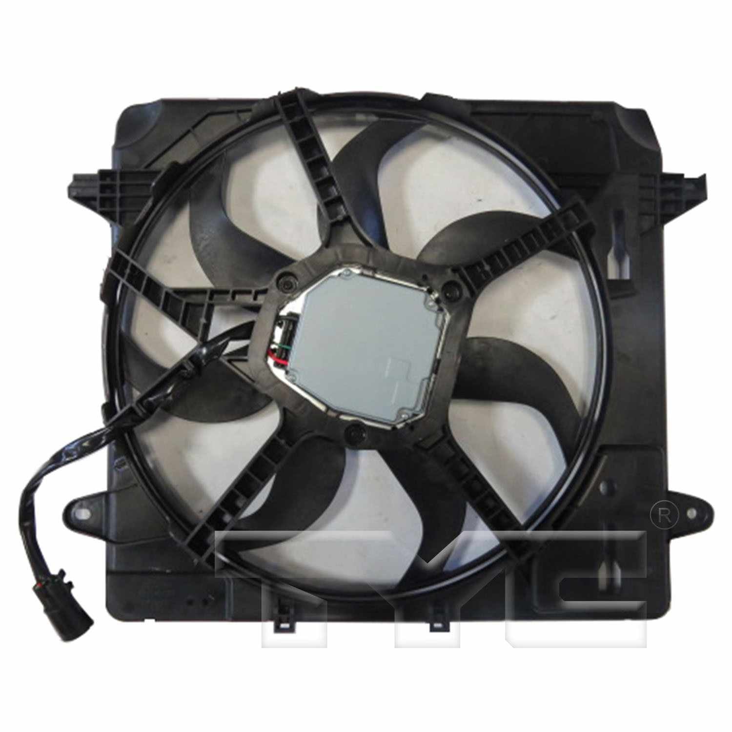 TYC Dual Radiator and Condenser Fan Assembly 624080