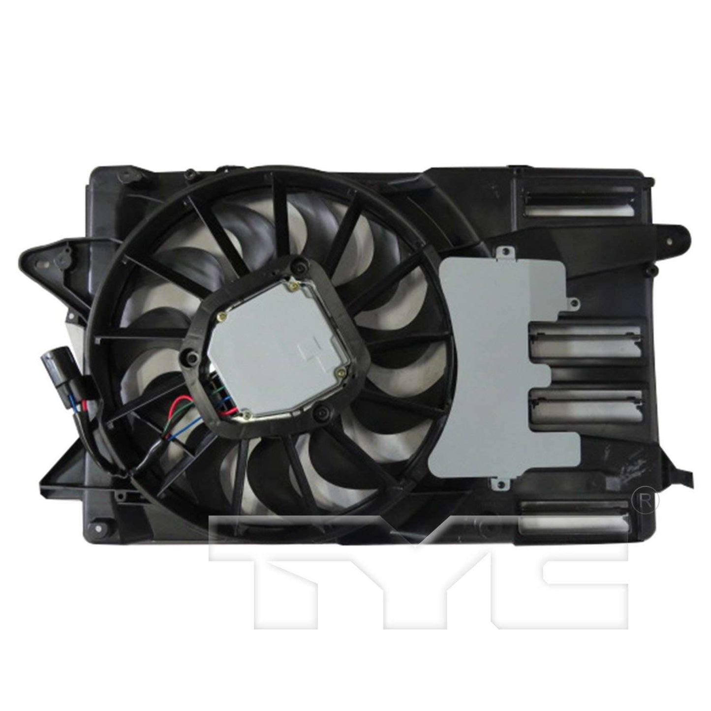 TYC Dual Radiator and Condenser Fan Assembly 624090