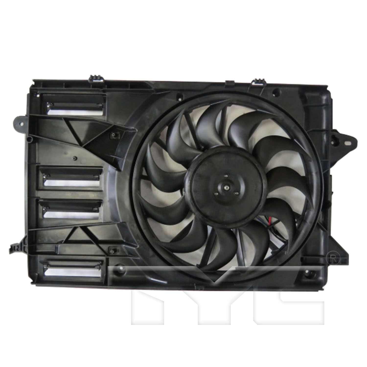 TYC Dual Radiator and Condenser Fan Assembly 624090