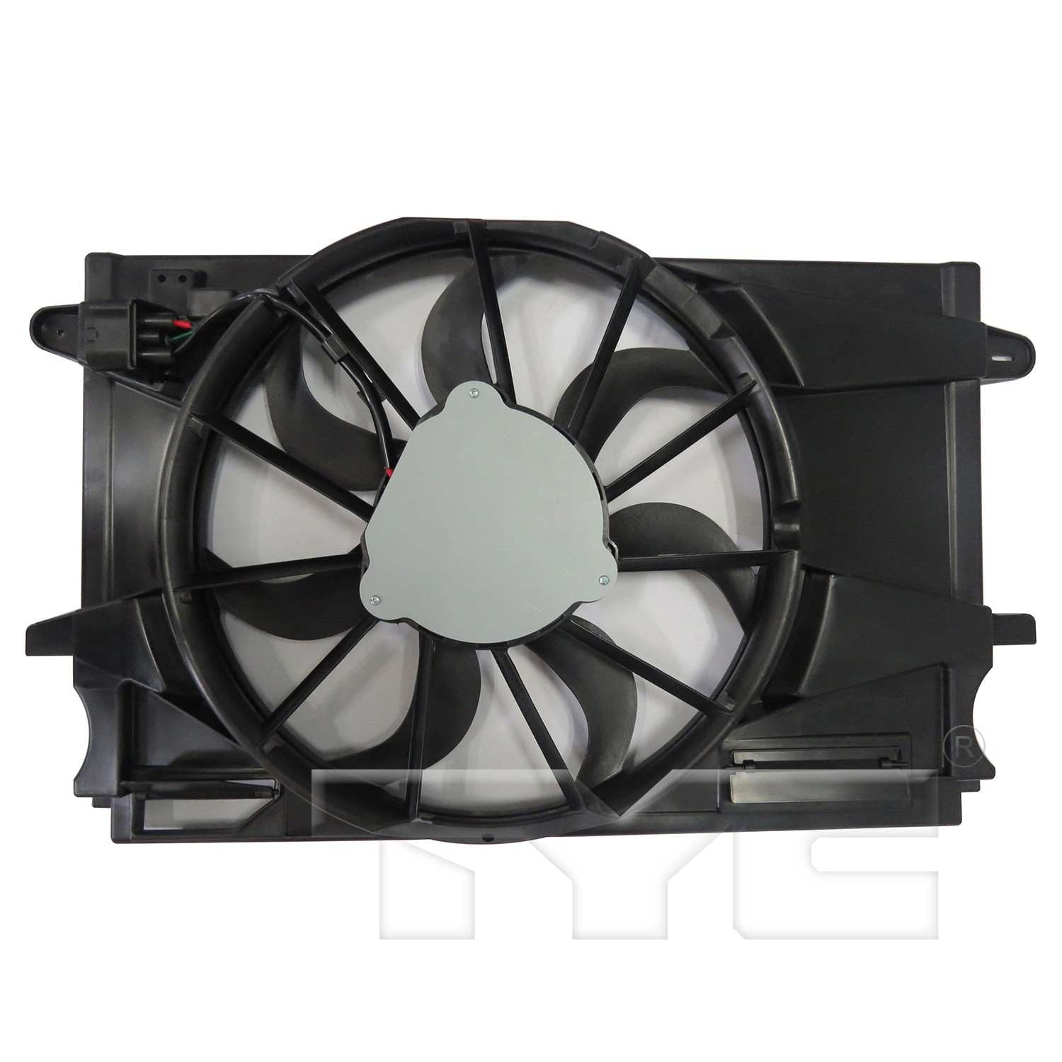 TYC Dual Radiator and Condenser Fan Assembly 624140