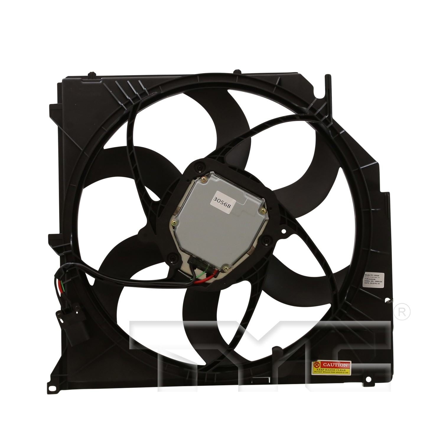 TYC Dual Radiator and Condenser Fan Assembly 624240
