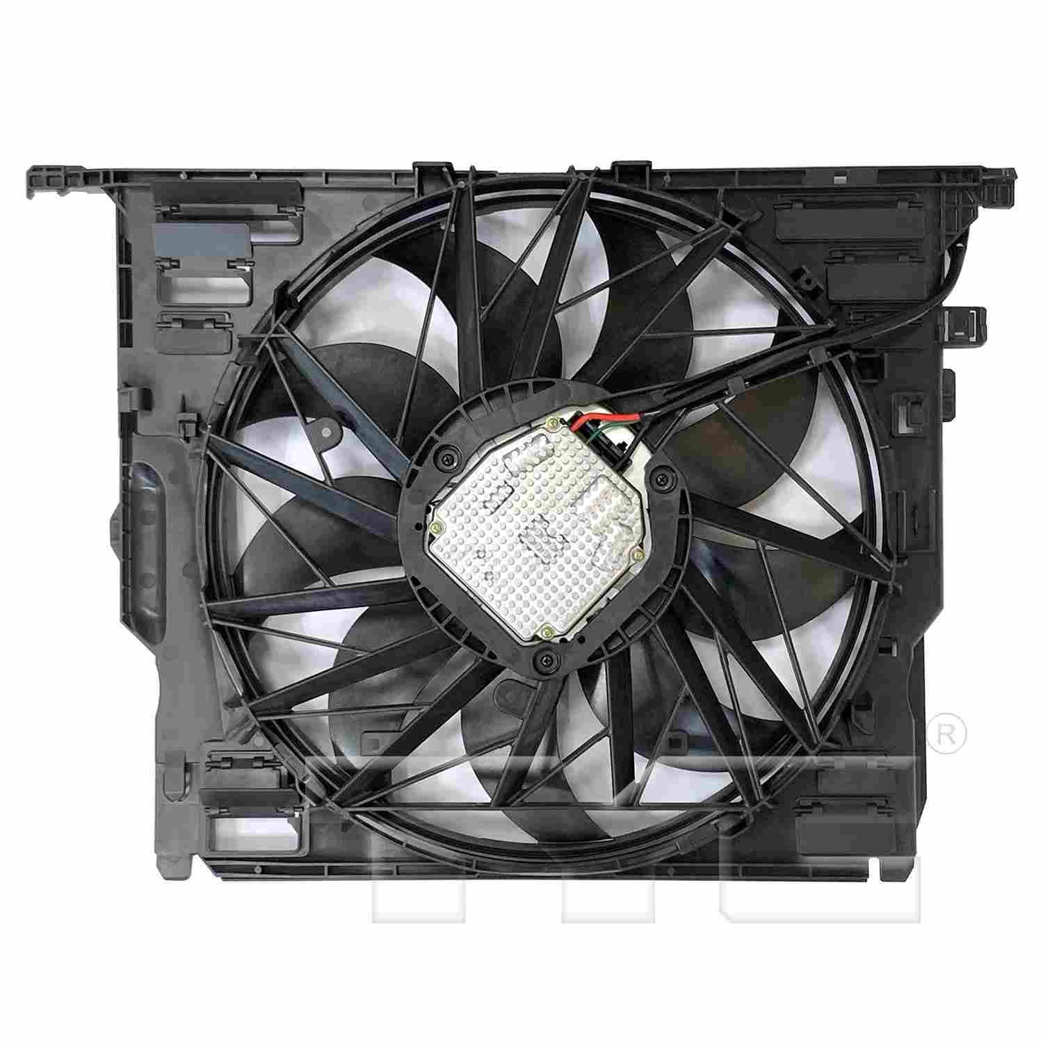 TYC Dual Radiator and Condenser Fan Assembly 624260