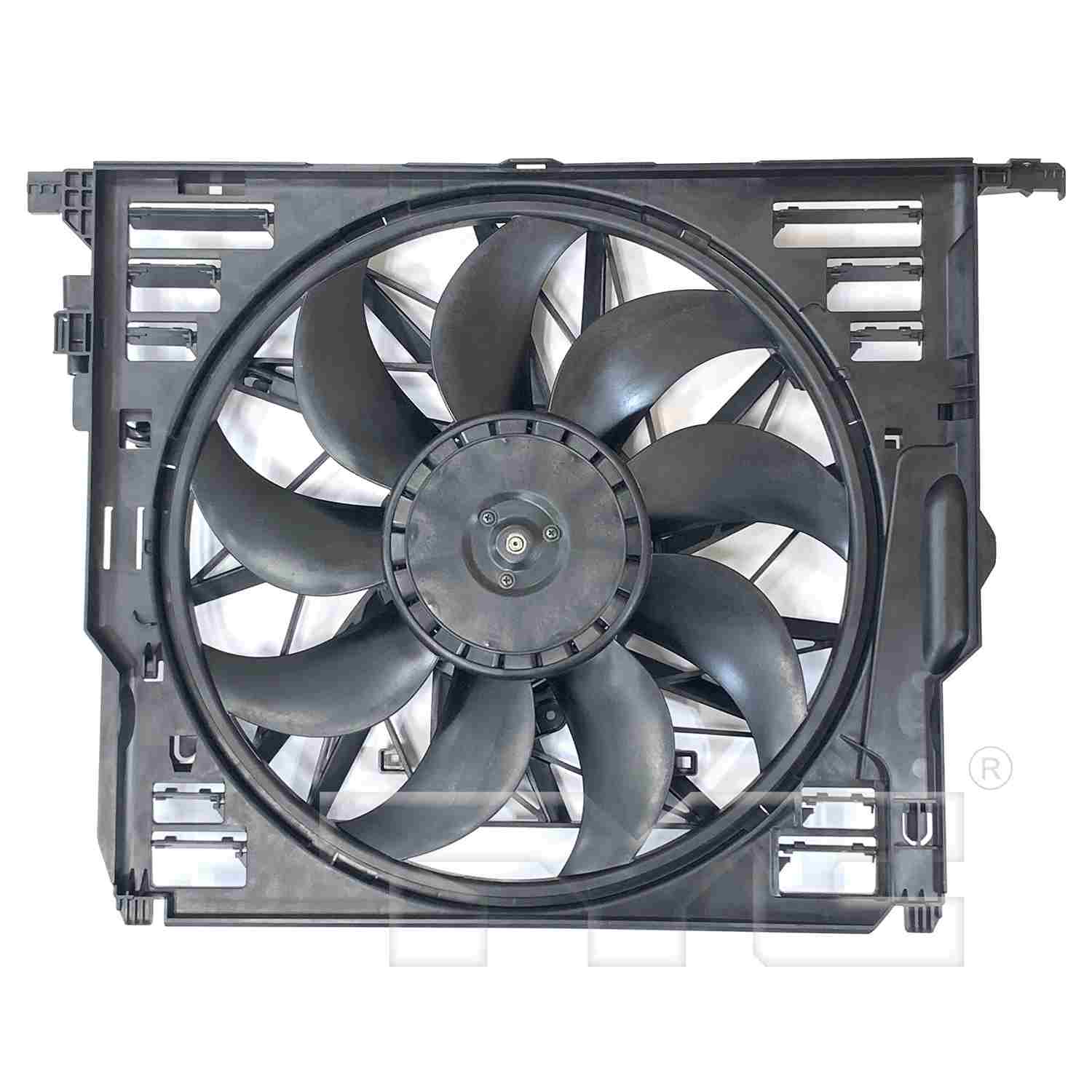 TYC Dual Radiator and Condenser Fan Assembly 624260