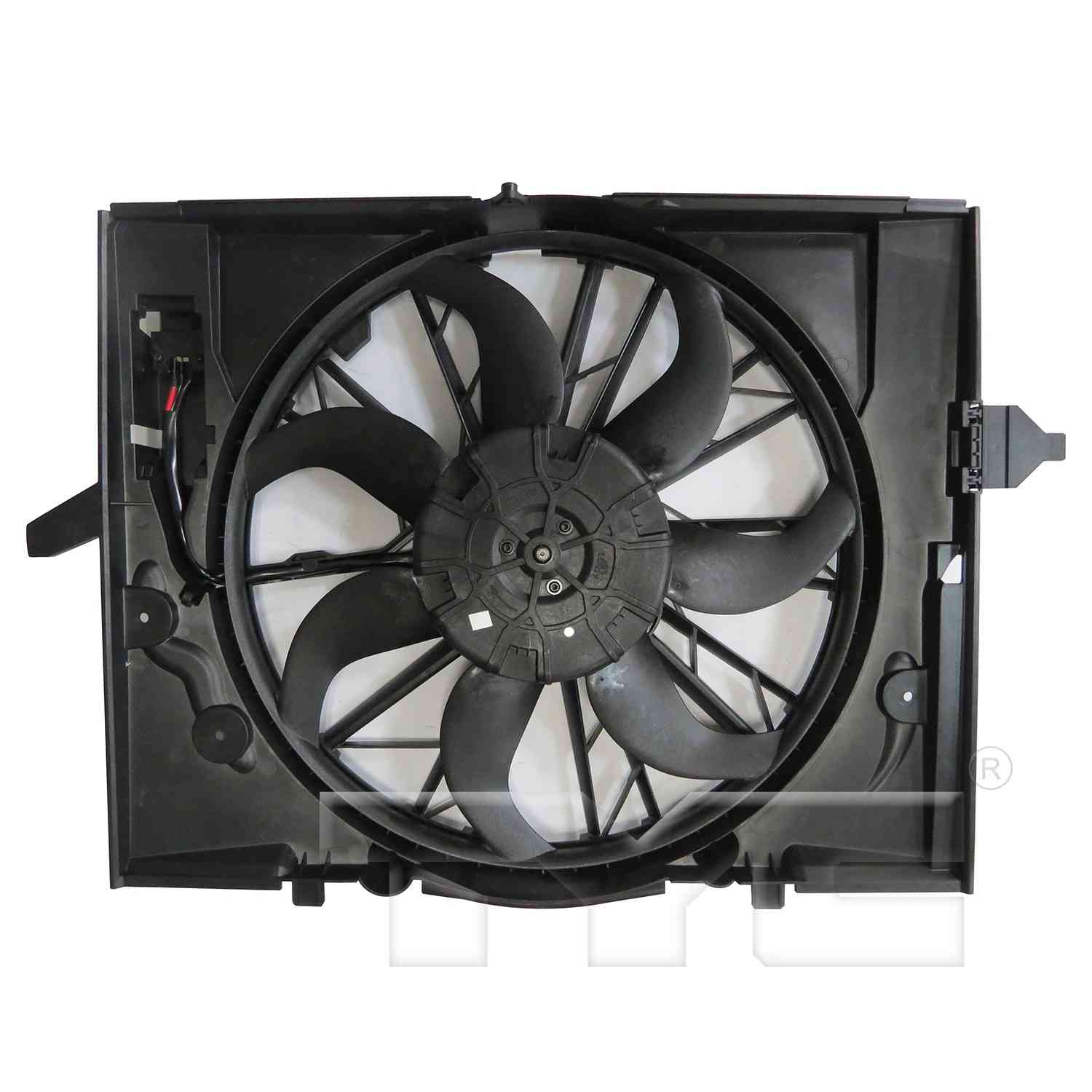 TYC Dual Radiator and Condenser Fan Assembly 624280