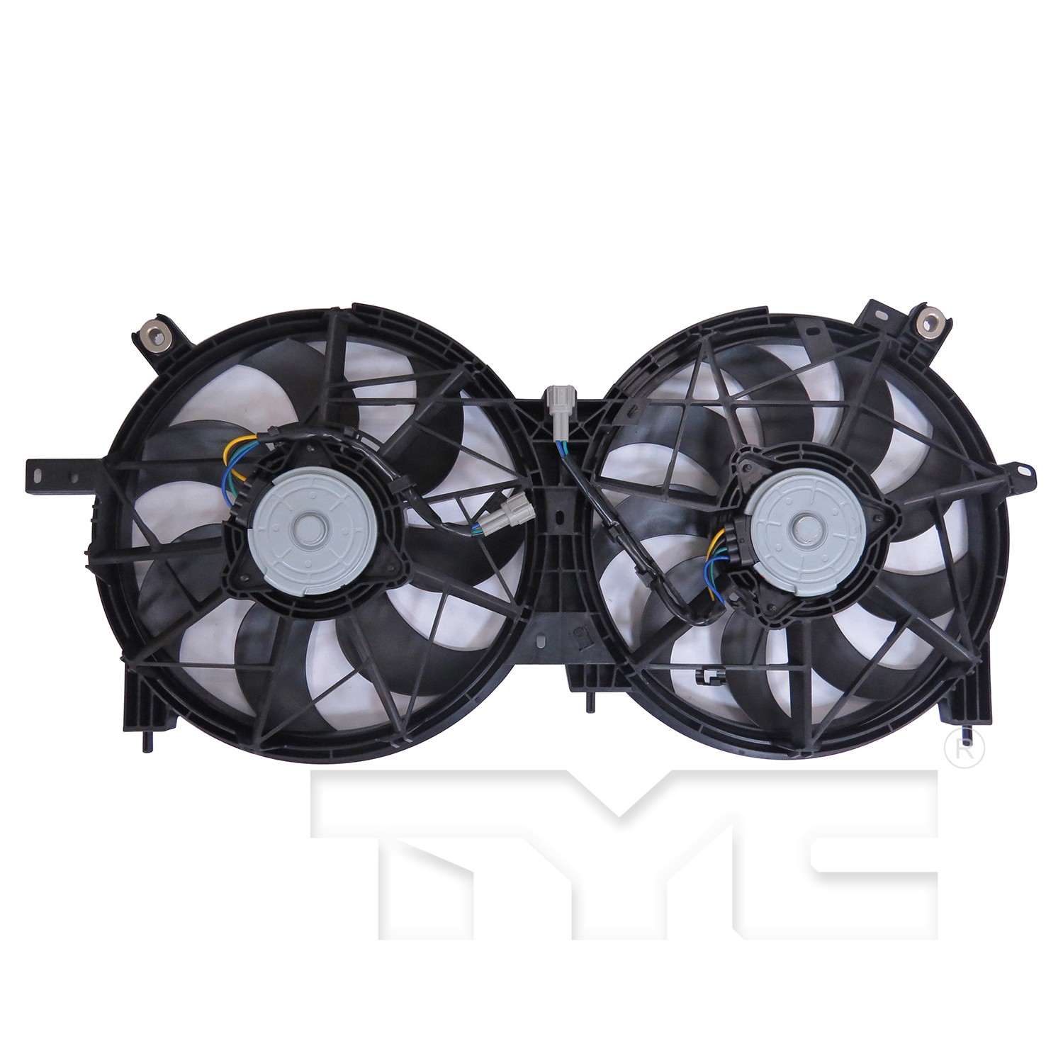 TYC Dual Radiator and Condenser Fan Assembly 624300