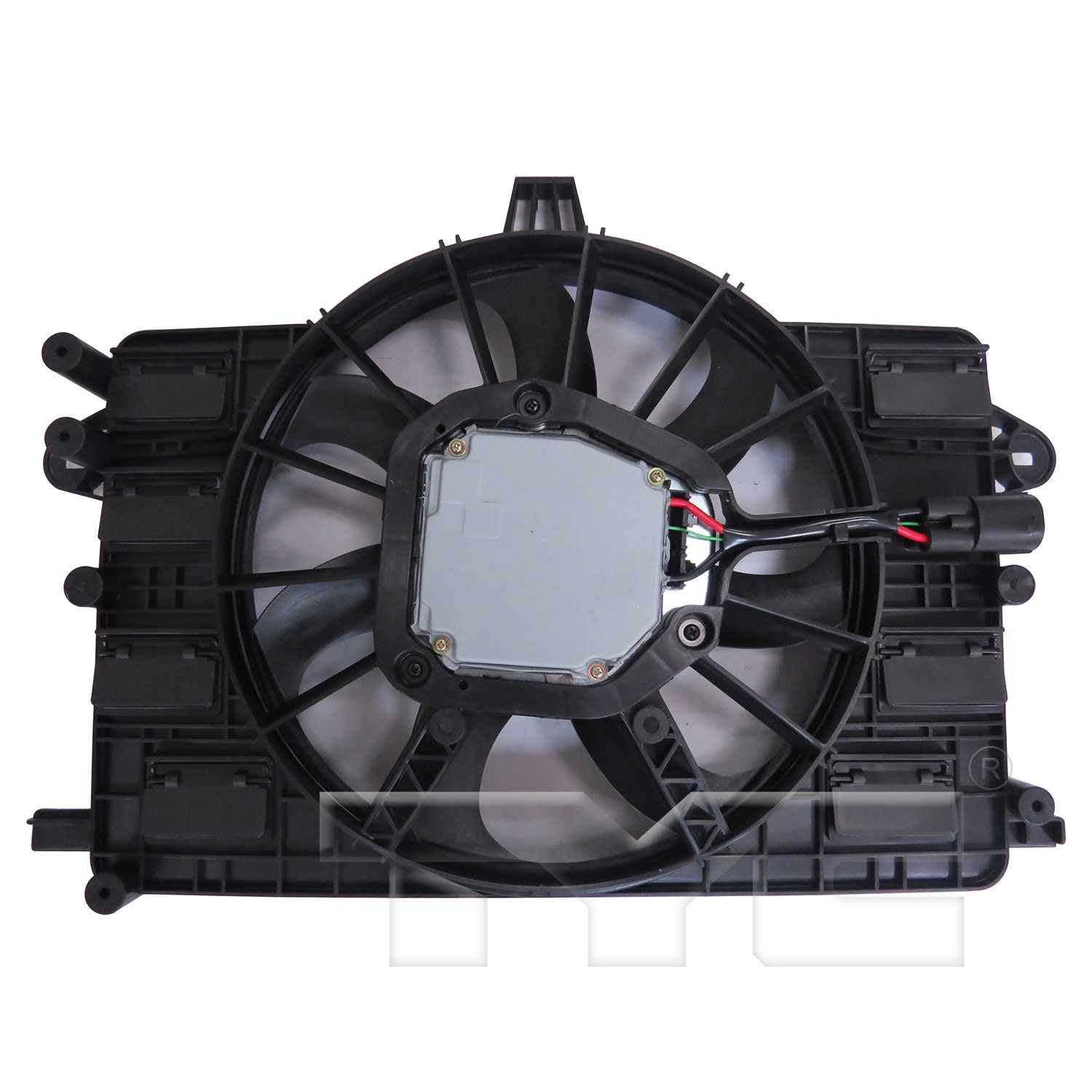 TYC Dual Radiator and Condenser Fan Assembly 624320