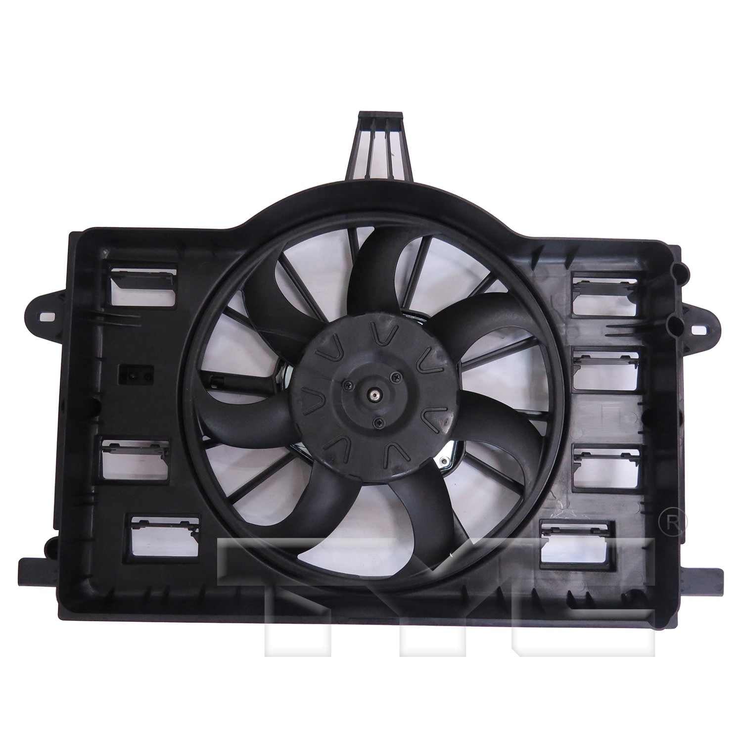 TYC Dual Radiator and Condenser Fan Assembly 624320
