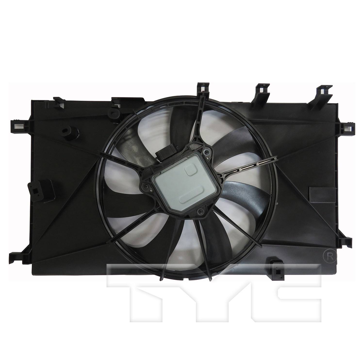 TYC Dual Radiator and Condenser Fan Assembly 624360