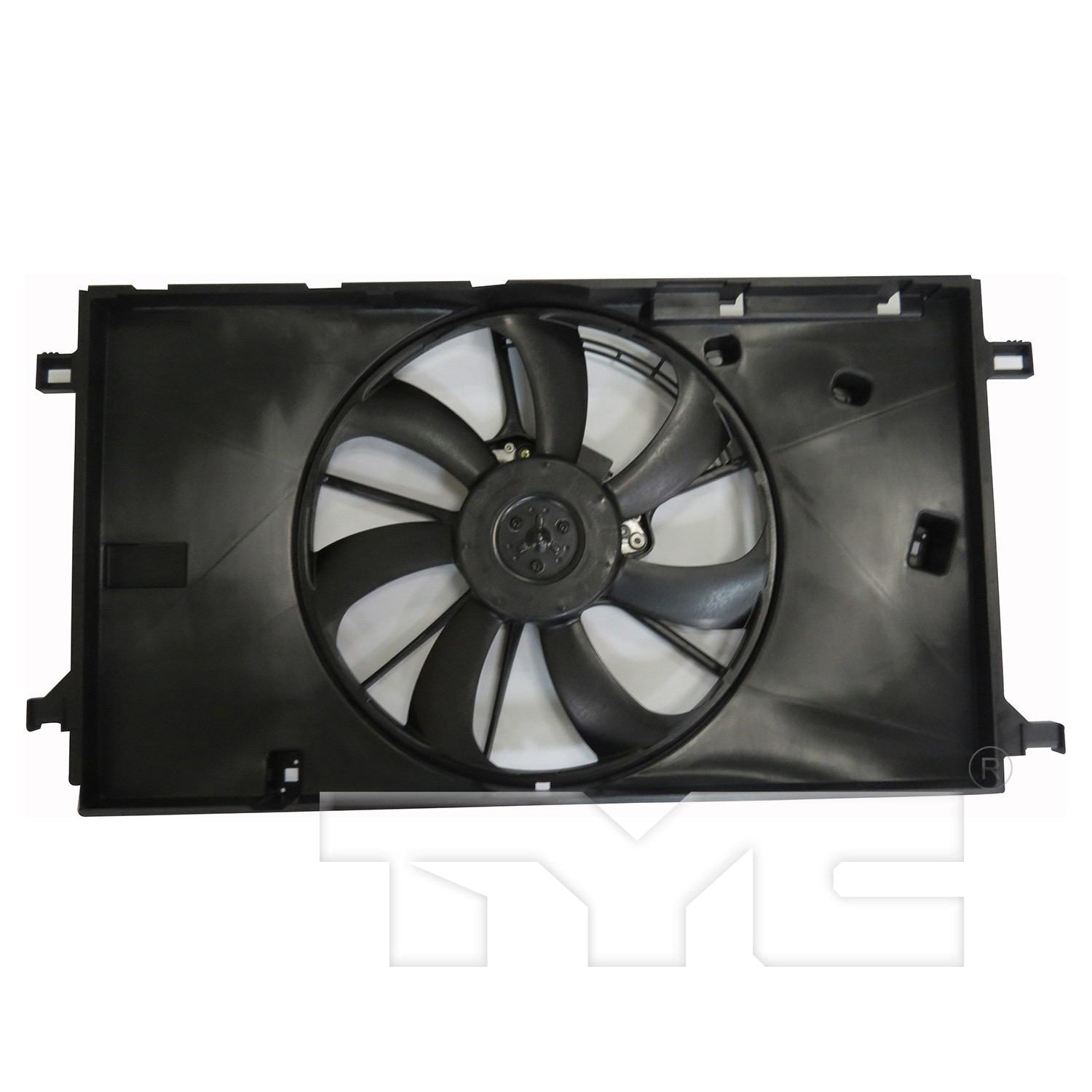 TYC Dual Radiator and Condenser Fan Assembly 624360