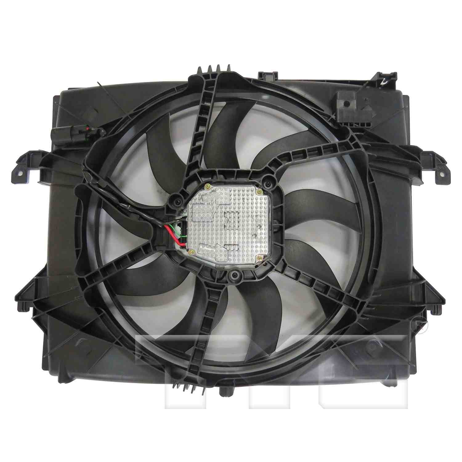 TYC Dual Radiator and Condenser Fan Assembly 624370