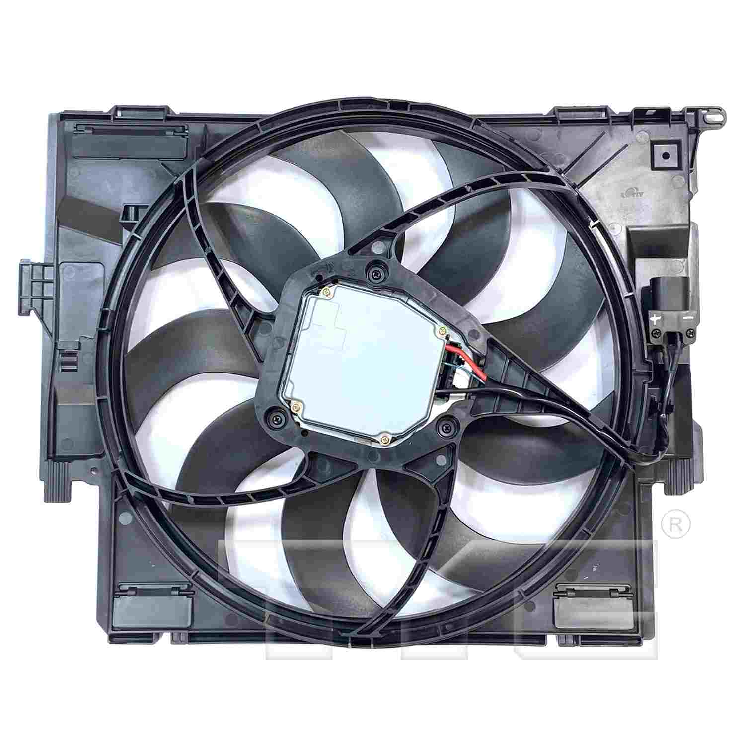 TYC Dual Radiator and Condenser Fan Assembly 624380