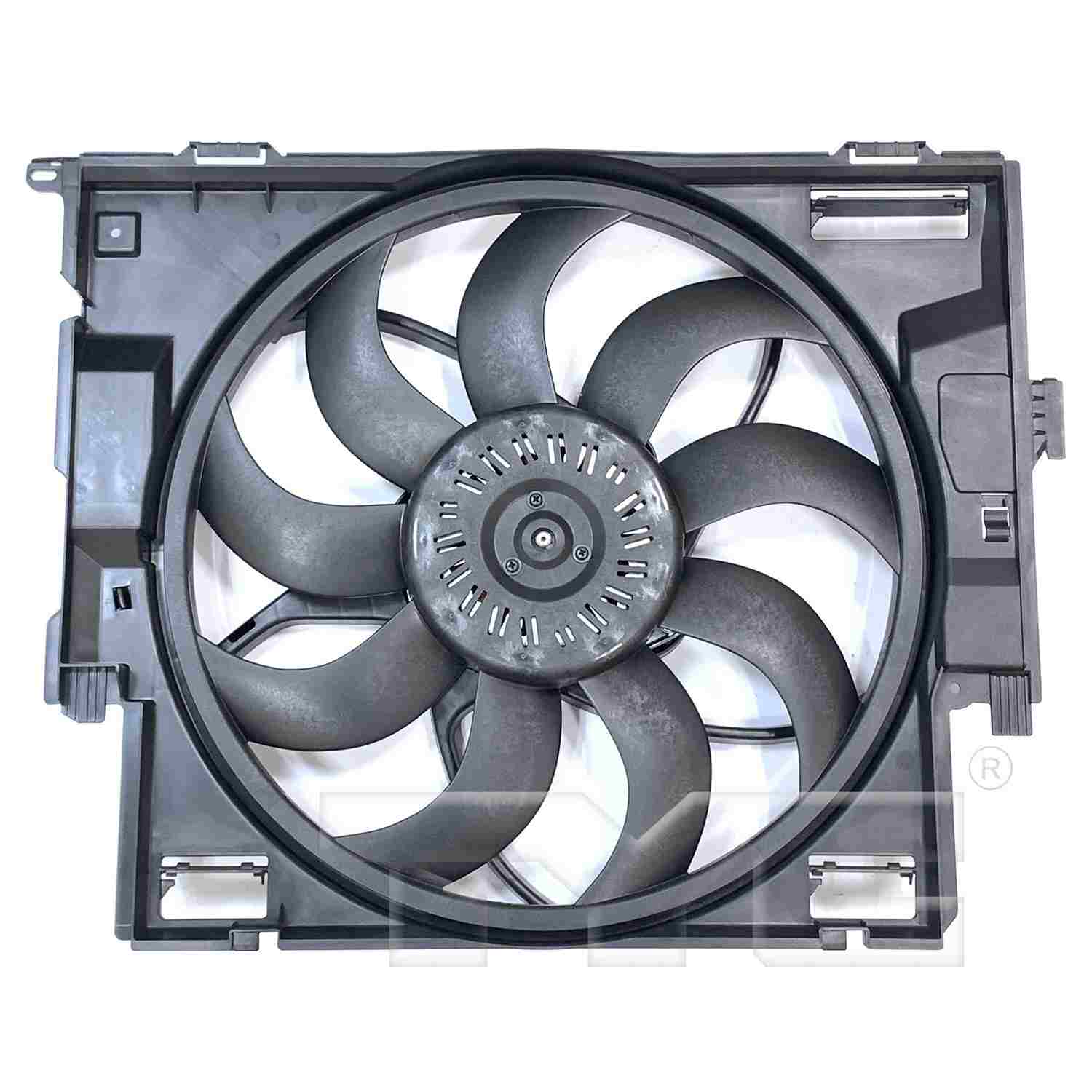 TYC Dual Radiator and Condenser Fan Assembly 624380