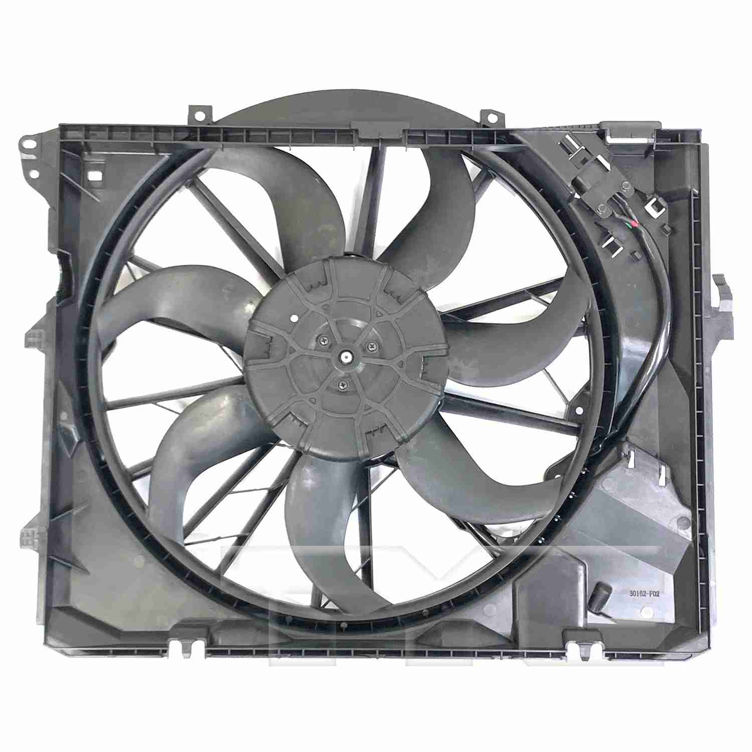 TYC Dual Radiator and Condenser Fan Assembly 624390