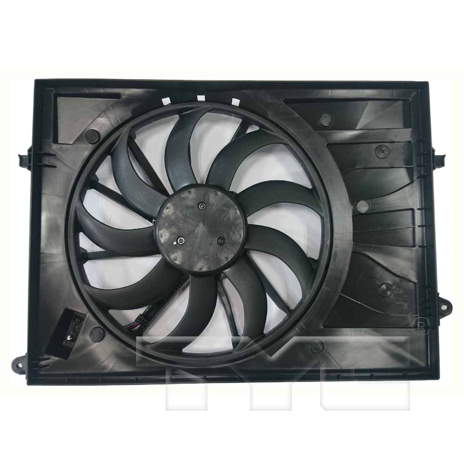 TYC Dual Radiator and Condenser Fan Assembly 624410