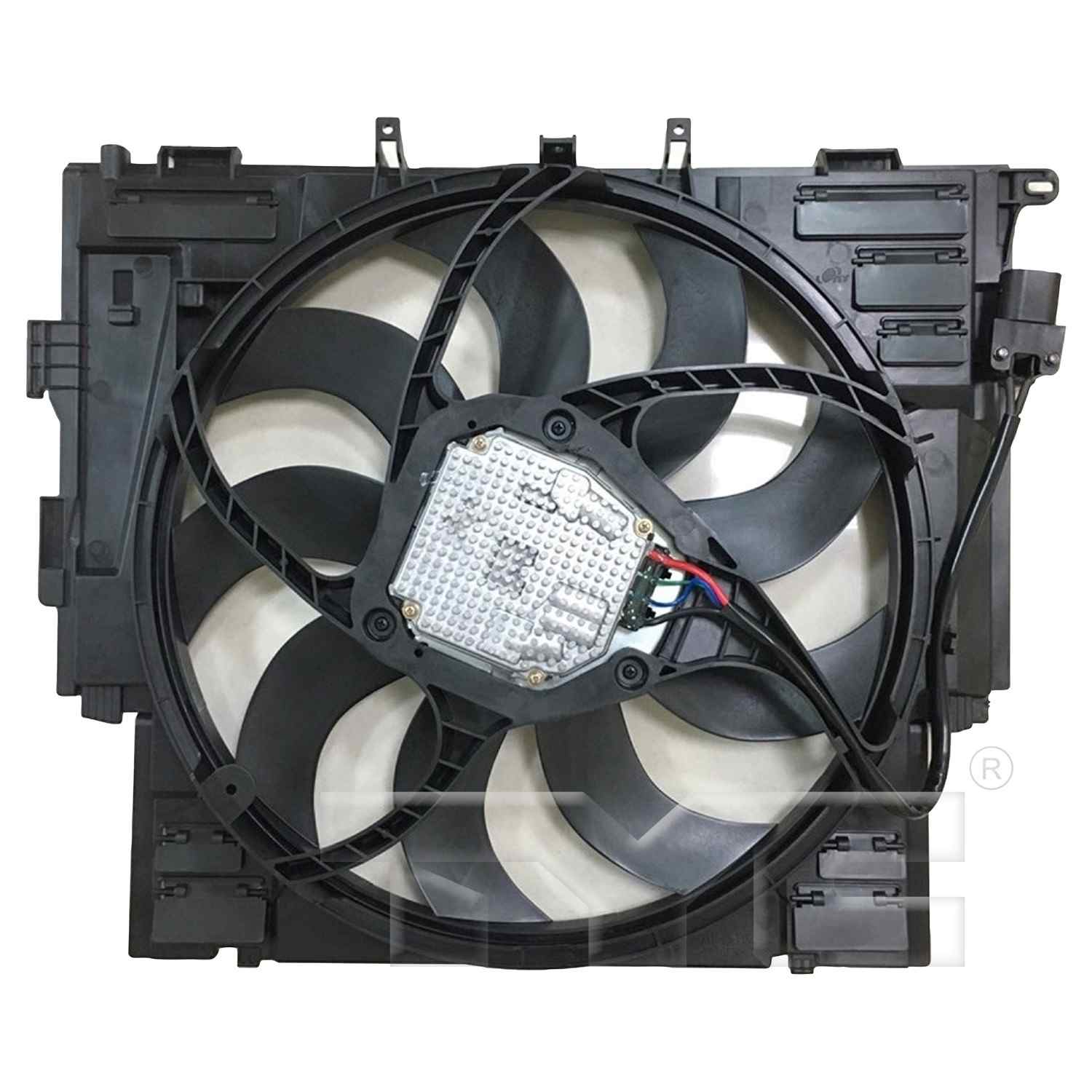 TYC Dual Radiator and Condenser Fan Assembly 624460