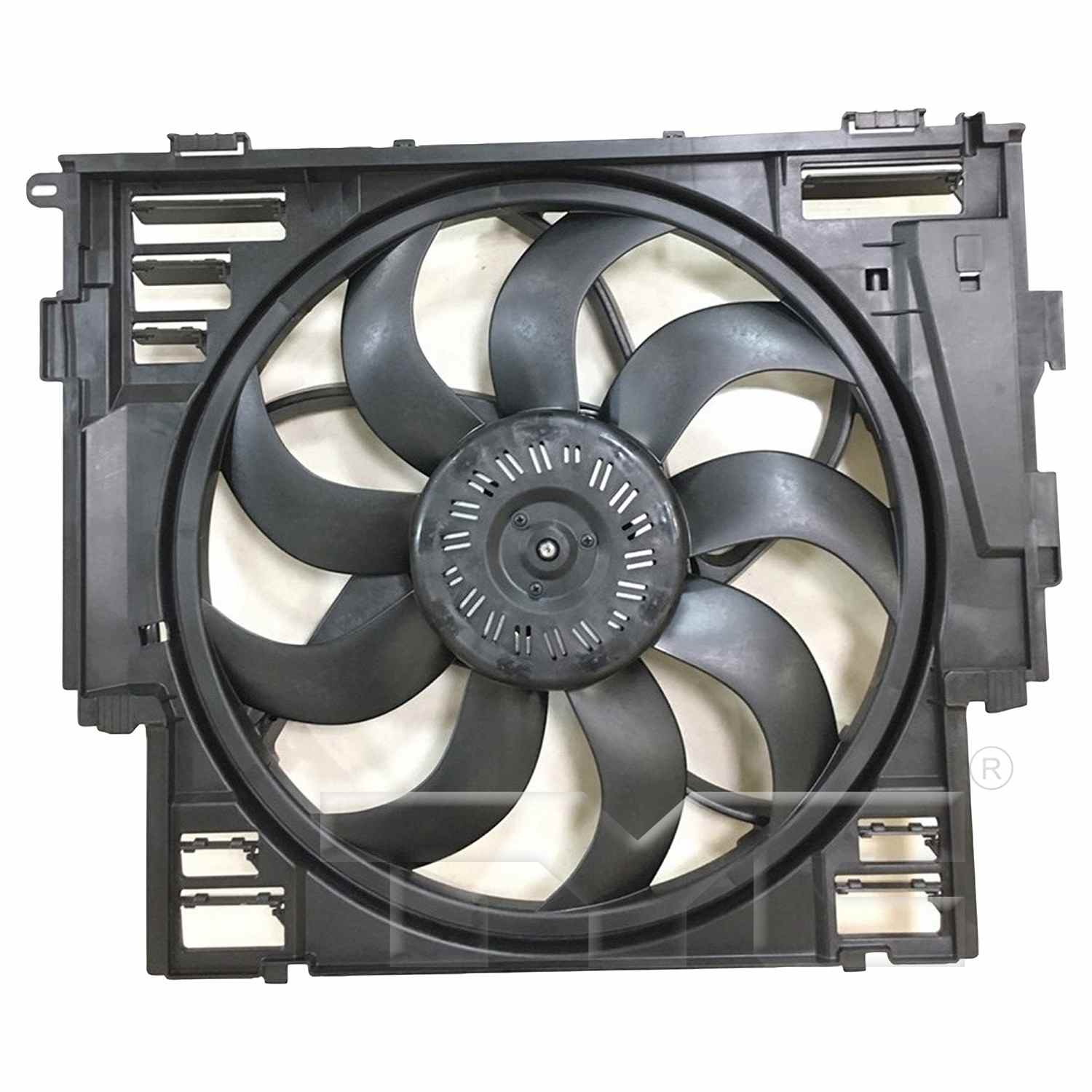 TYC Dual Radiator and Condenser Fan Assembly 624460