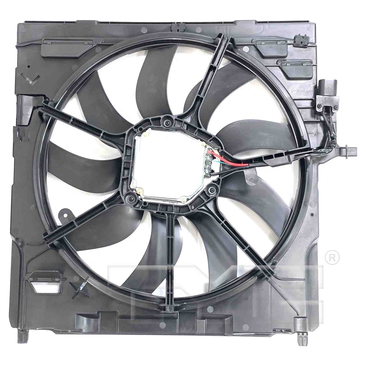 TYC Dual Radiator and Condenser Fan Assembly 624470