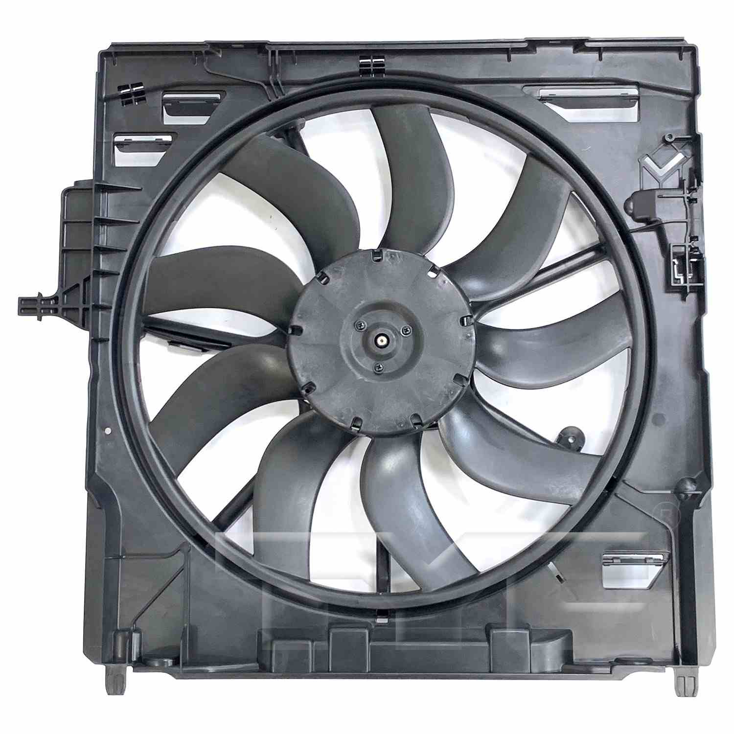 TYC Dual Radiator and Condenser Fan Assembly 624470