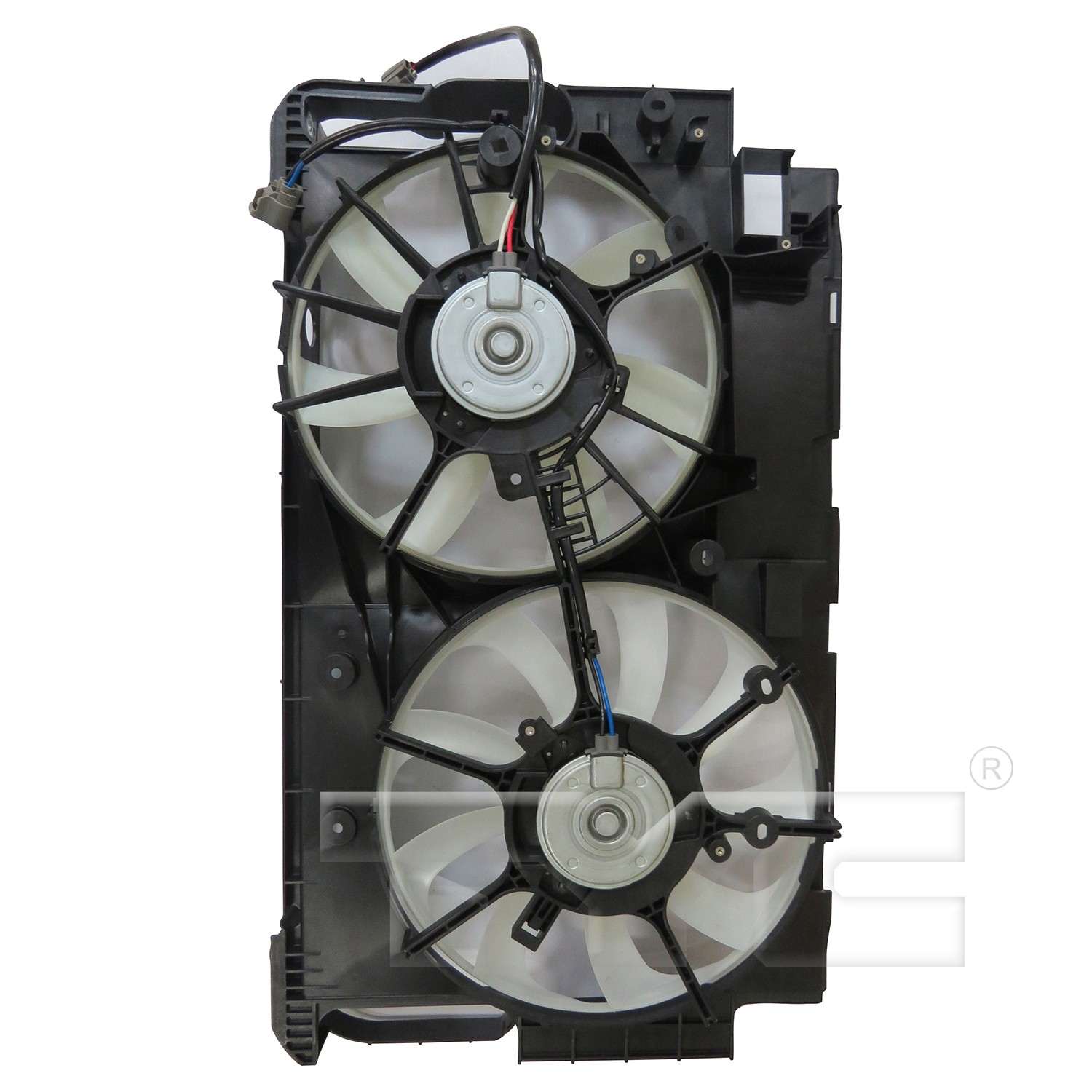 TYC Dual Radiator and Condenser Fan Assembly 624500