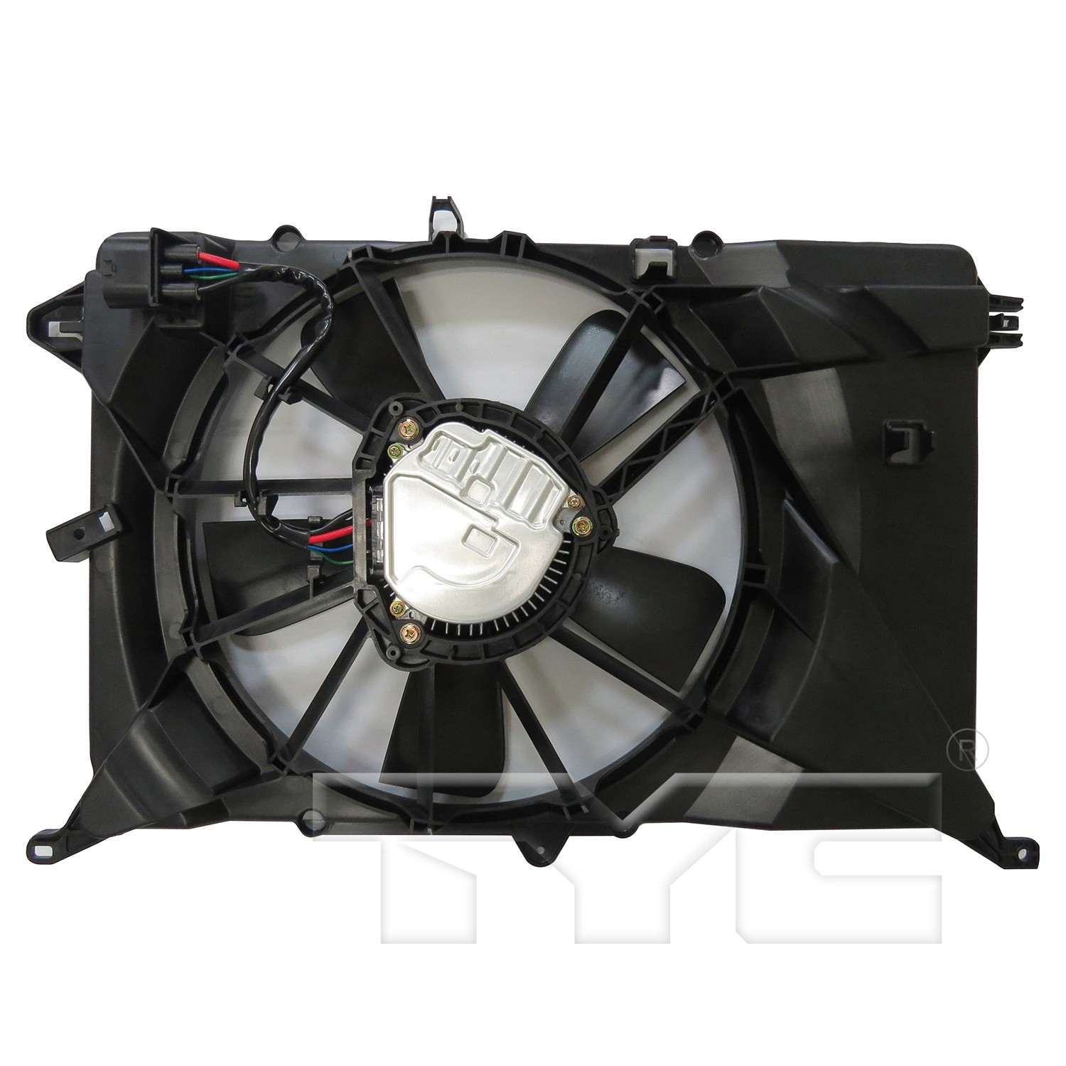 TYC Dual Radiator and Condenser Fan Assembly 624520