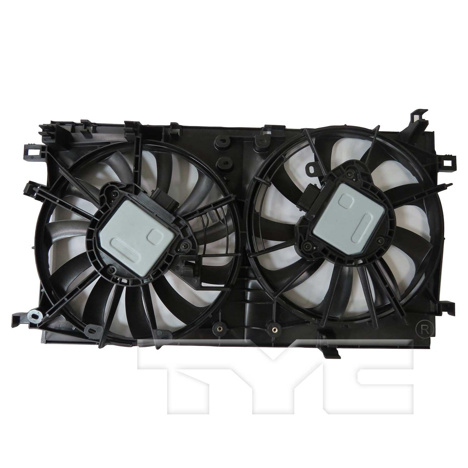 TYC Dual Radiator and Condenser Fan Assembly 624530