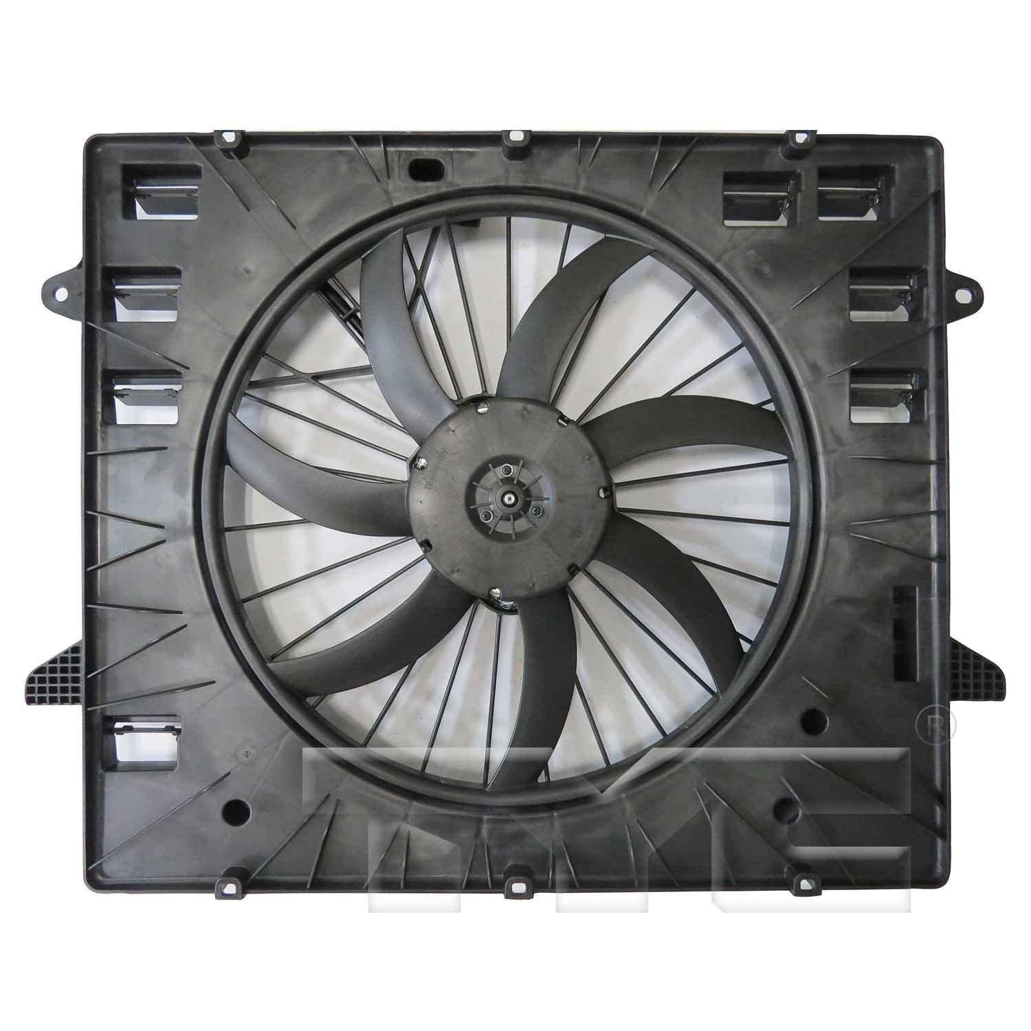 TYC Dual Radiator and Condenser Fan Assembly 624550