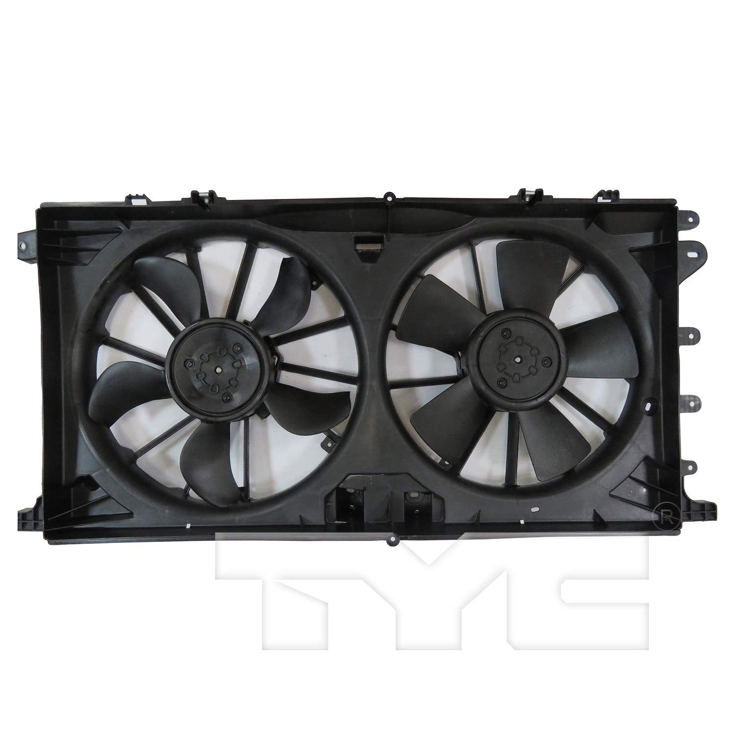 TYC Dual Radiator and Condenser Fan Assembly 624570