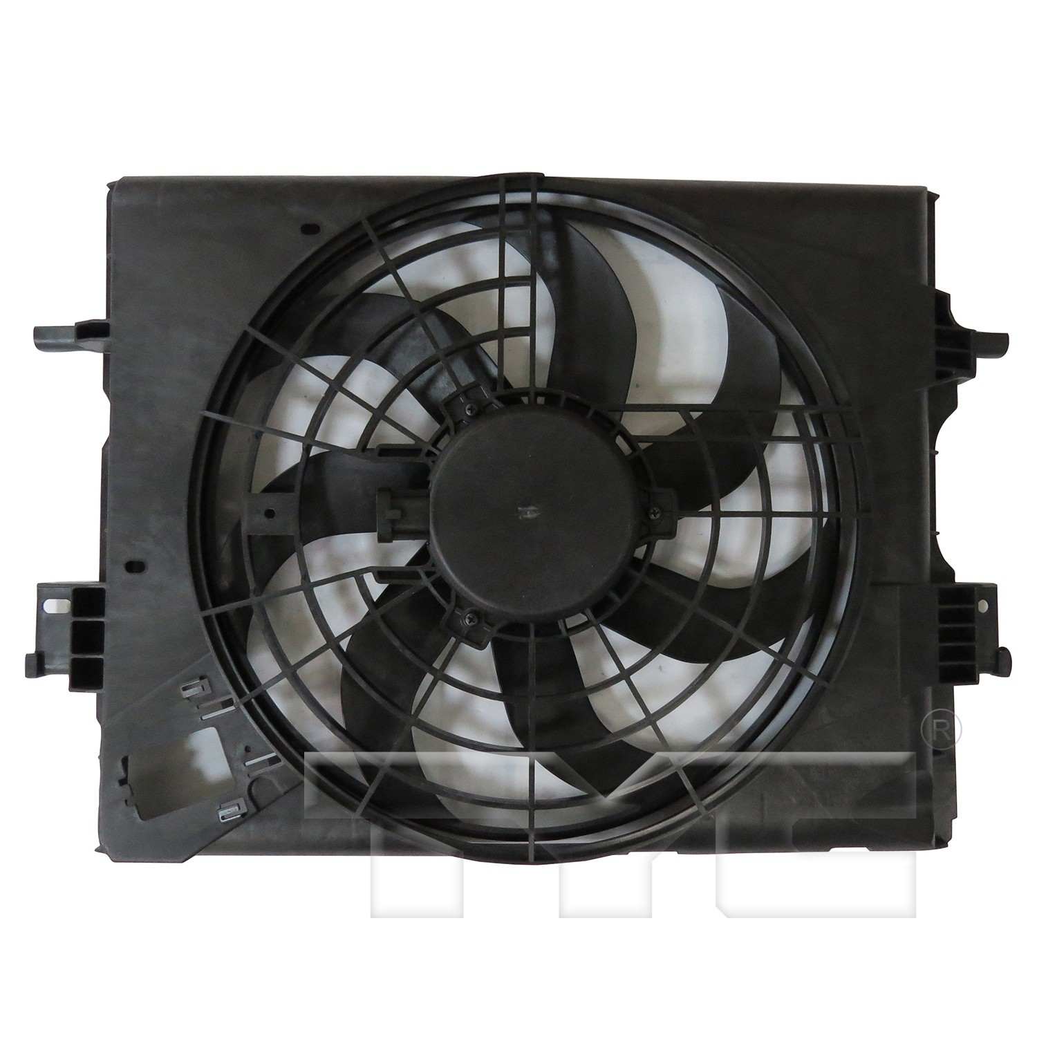 TYC Dual Radiator and Condenser Fan Assembly 624640