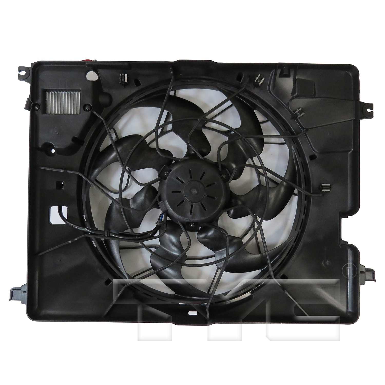 TYC Dual Radiator and Condenser Fan Assembly 624700
