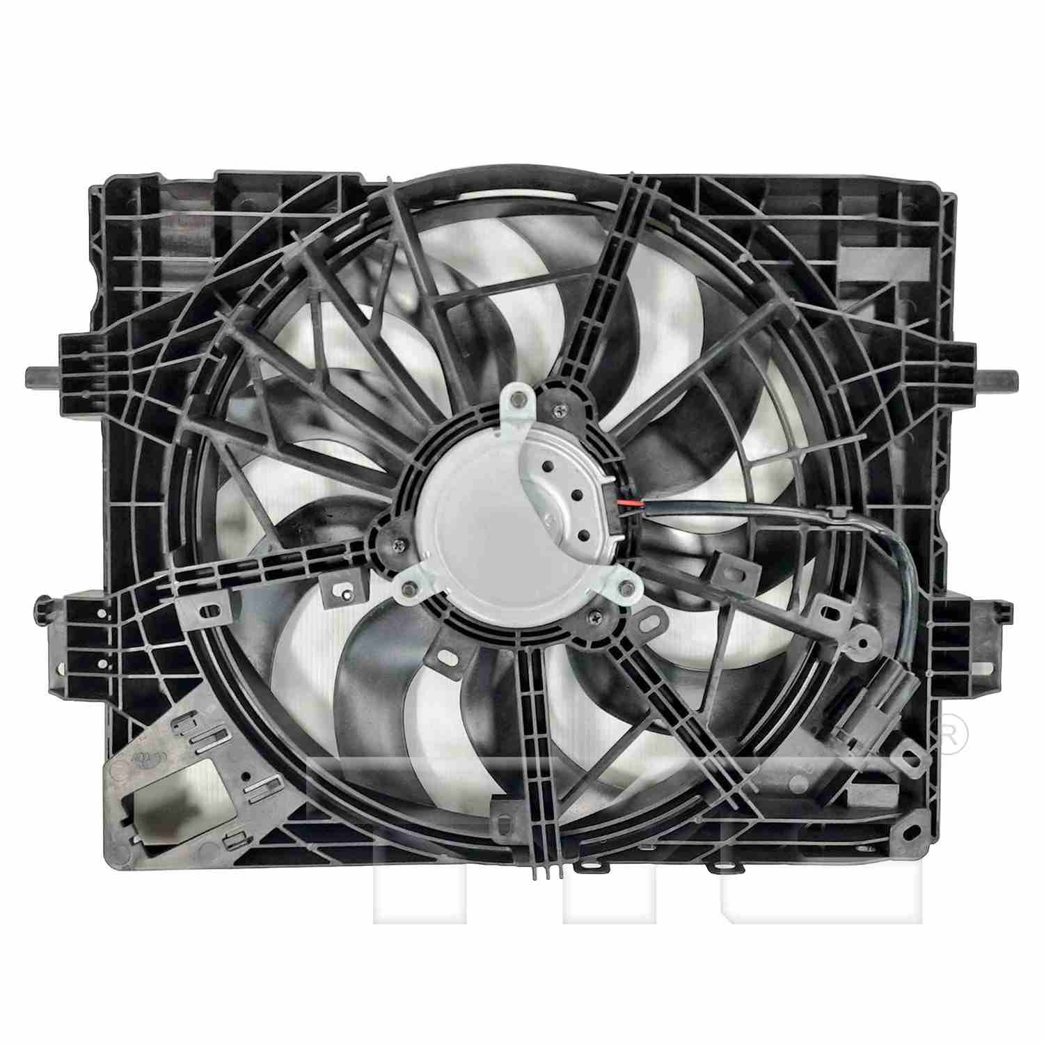 TYC Dual Radiator and Condenser Fan Assembly 624750