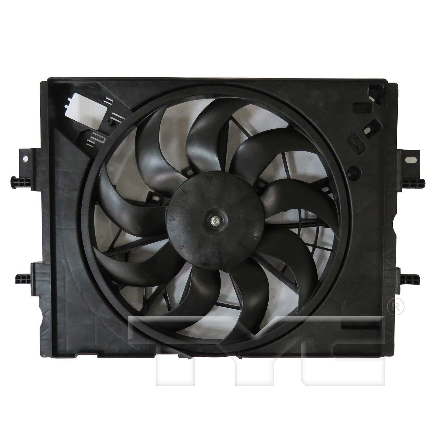 TYC Dual Radiator and Condenser Fan Assembly 624750
