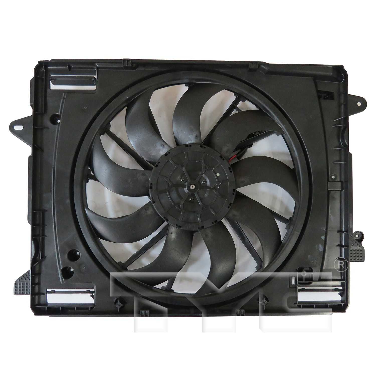 TYC Dual Radiator and Condenser Fan Assembly 624780