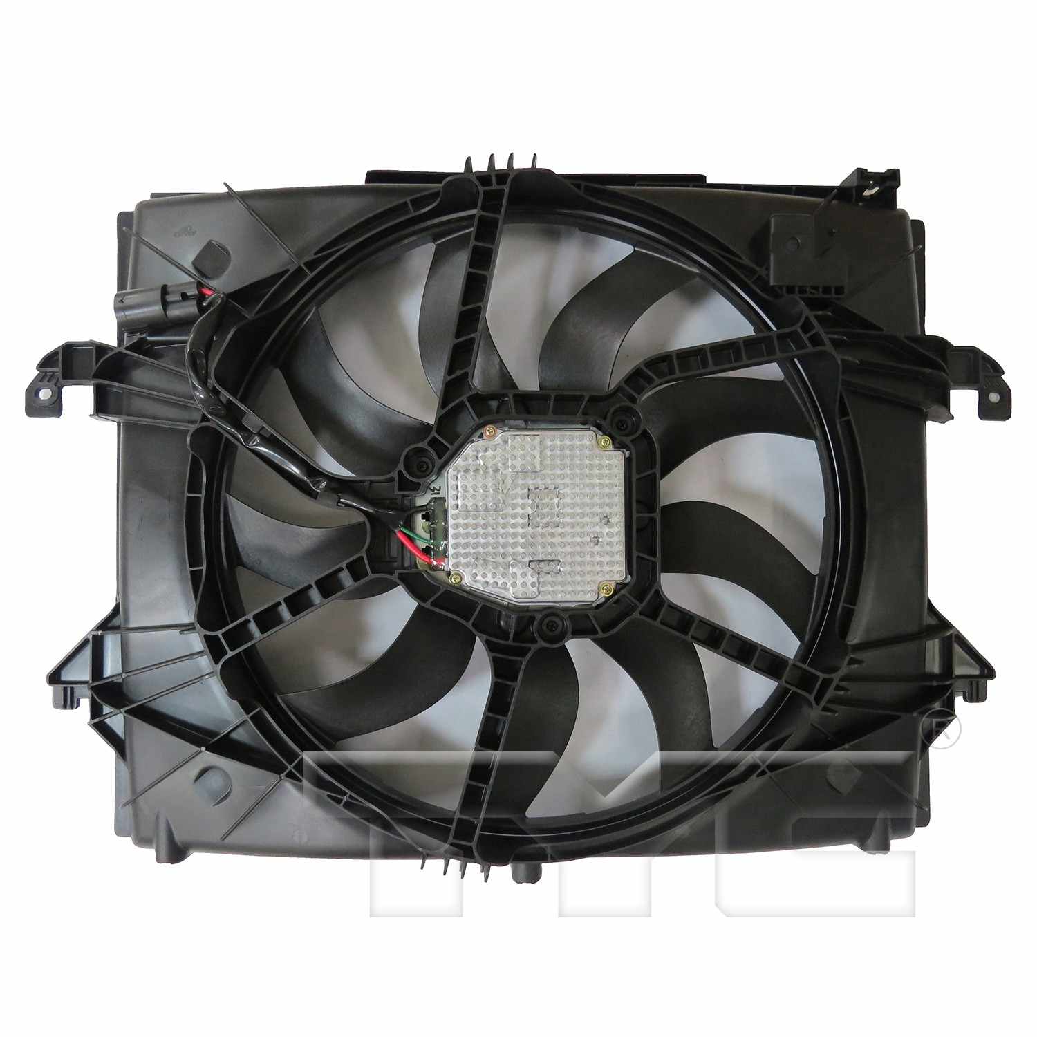 TYC Dual Radiator and Condenser Fan Assembly 624830
