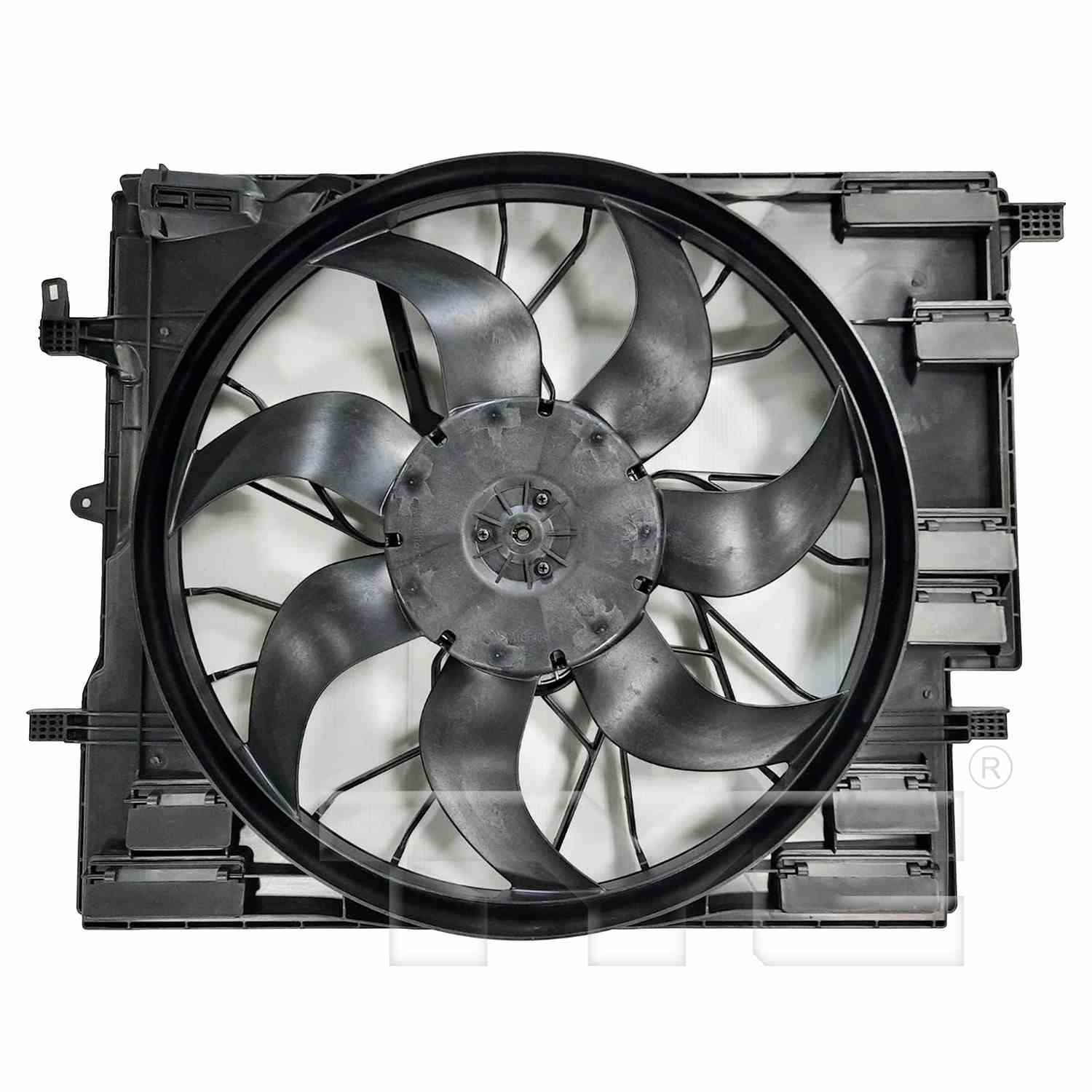TYC Dual Radiator and Condenser Fan Assembly 624840