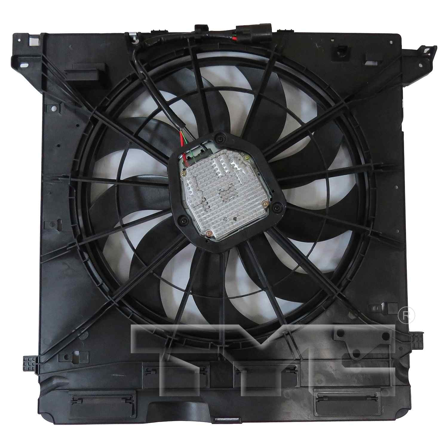 TYC Dual Radiator and Condenser Fan Assembly 624880