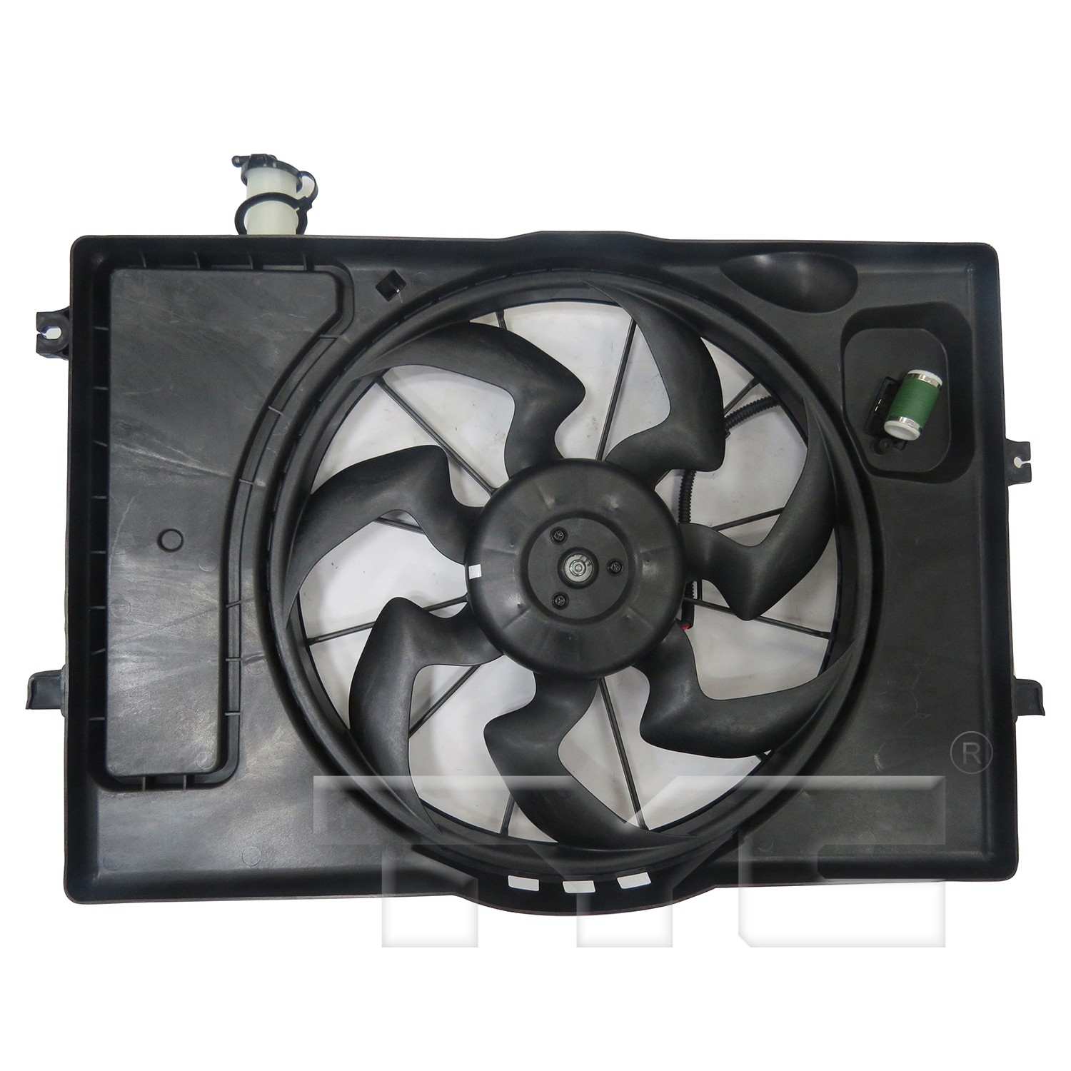 TYC Dual Radiator and Condenser Fan Assembly 624910