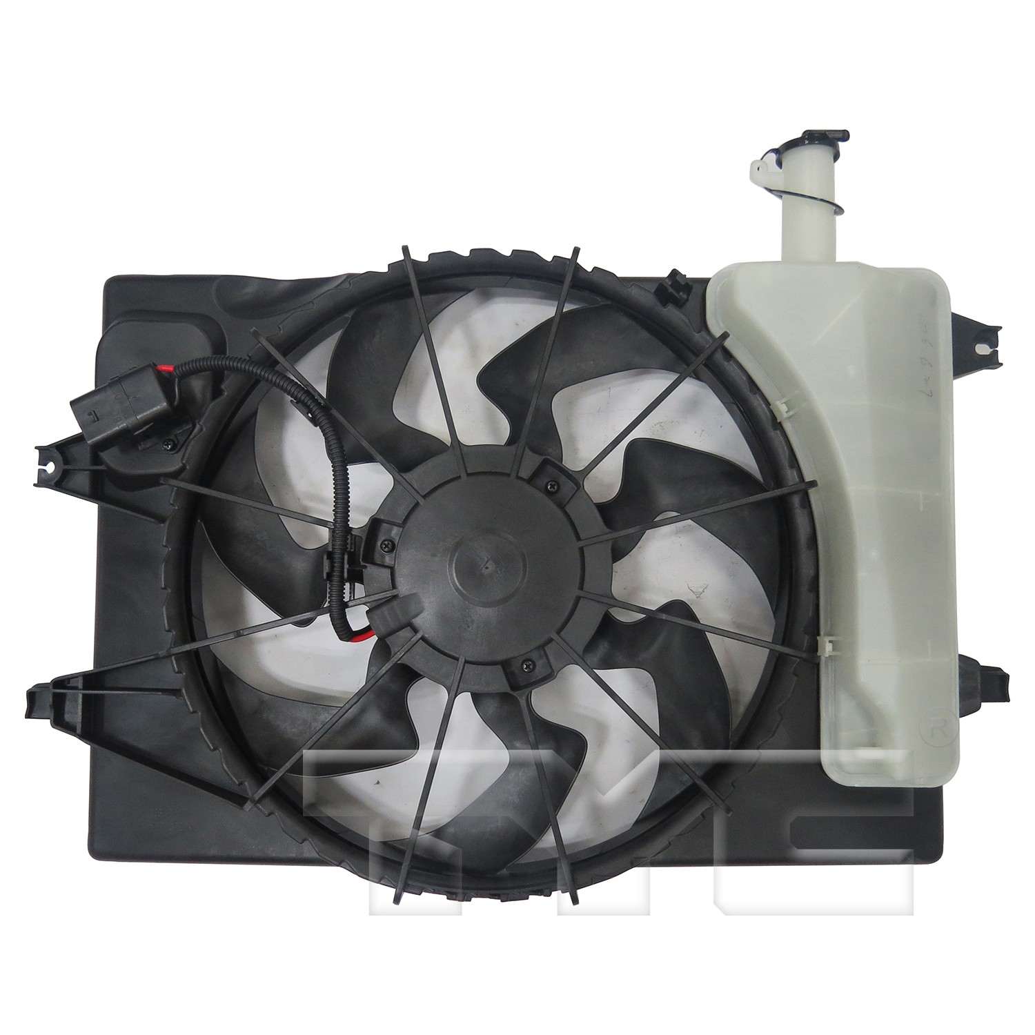 TYC Dual Radiator and Condenser Fan Assembly 624910
