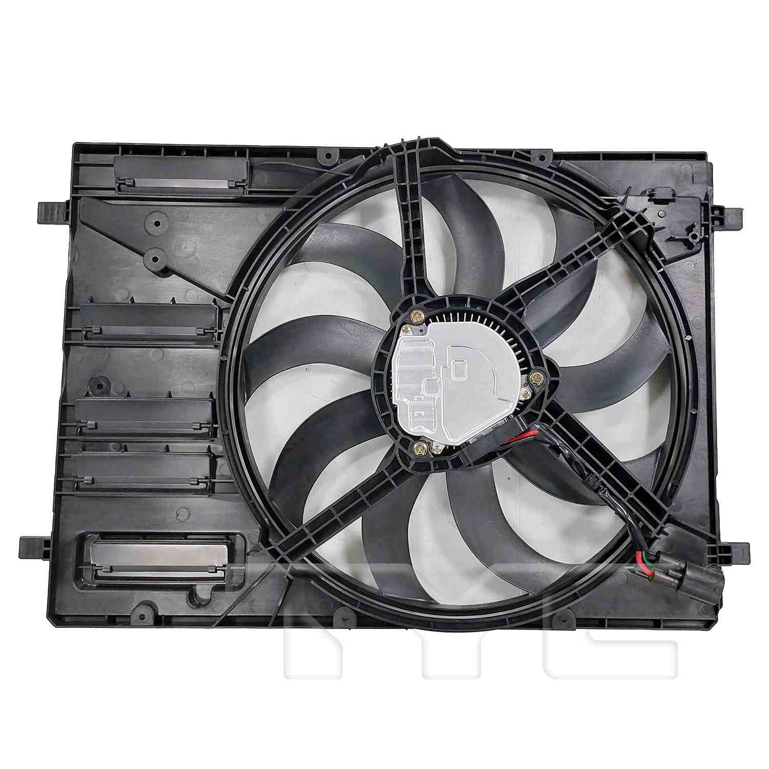 TYC Dual Radiator and Condenser Fan Assembly 624970