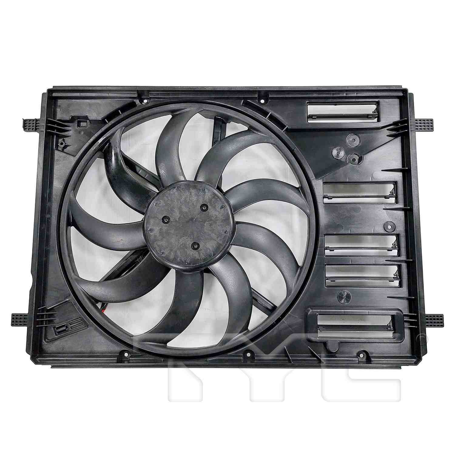 TYC Dual Radiator and Condenser Fan Assembly 624970