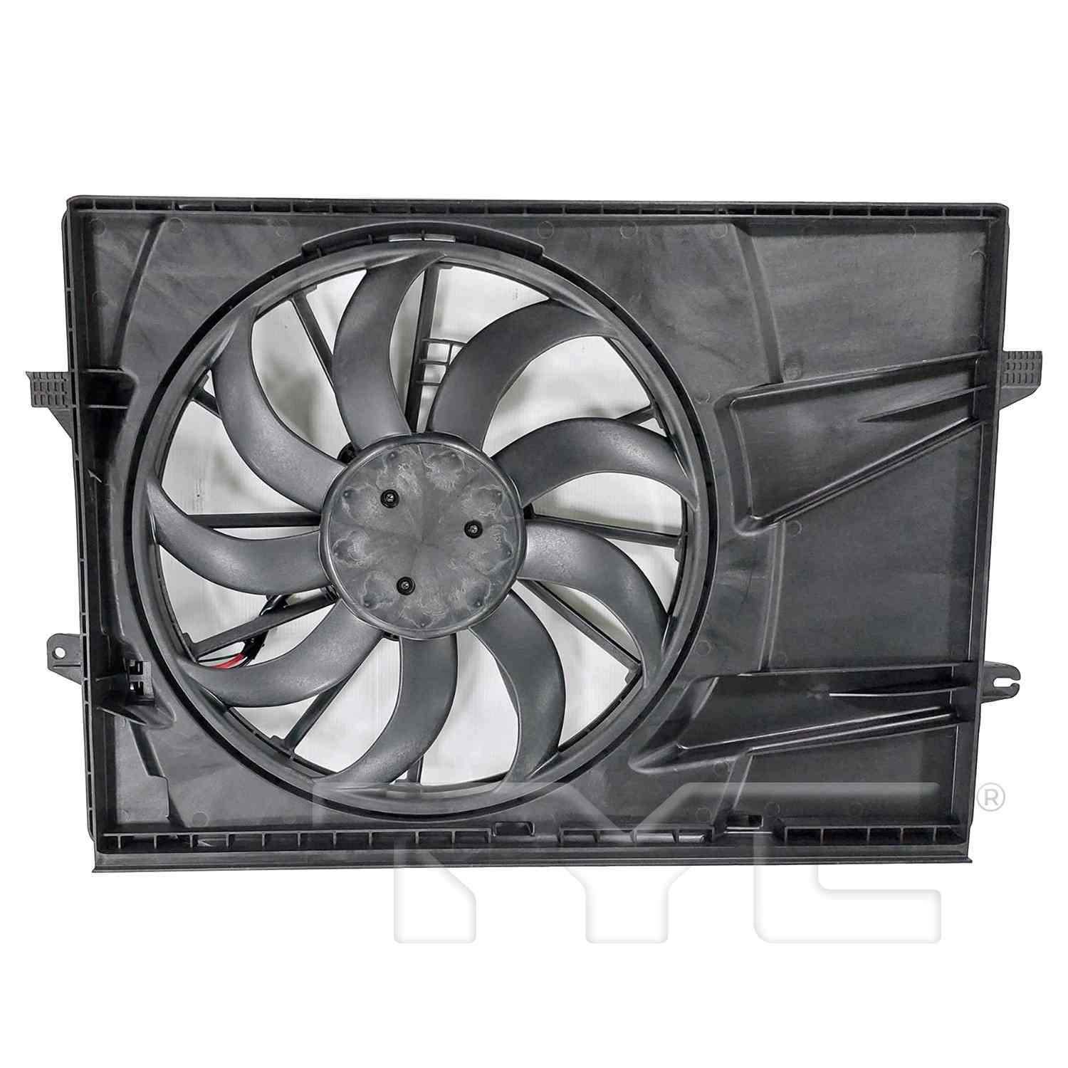 TYC Dual Radiator and Condenser Fan Assembly 624990