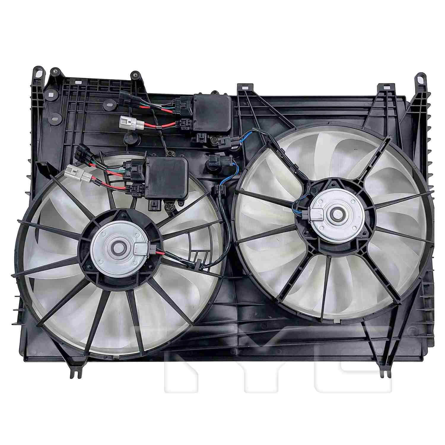 TYC Dual Radiator and Condenser Fan Assembly 625040