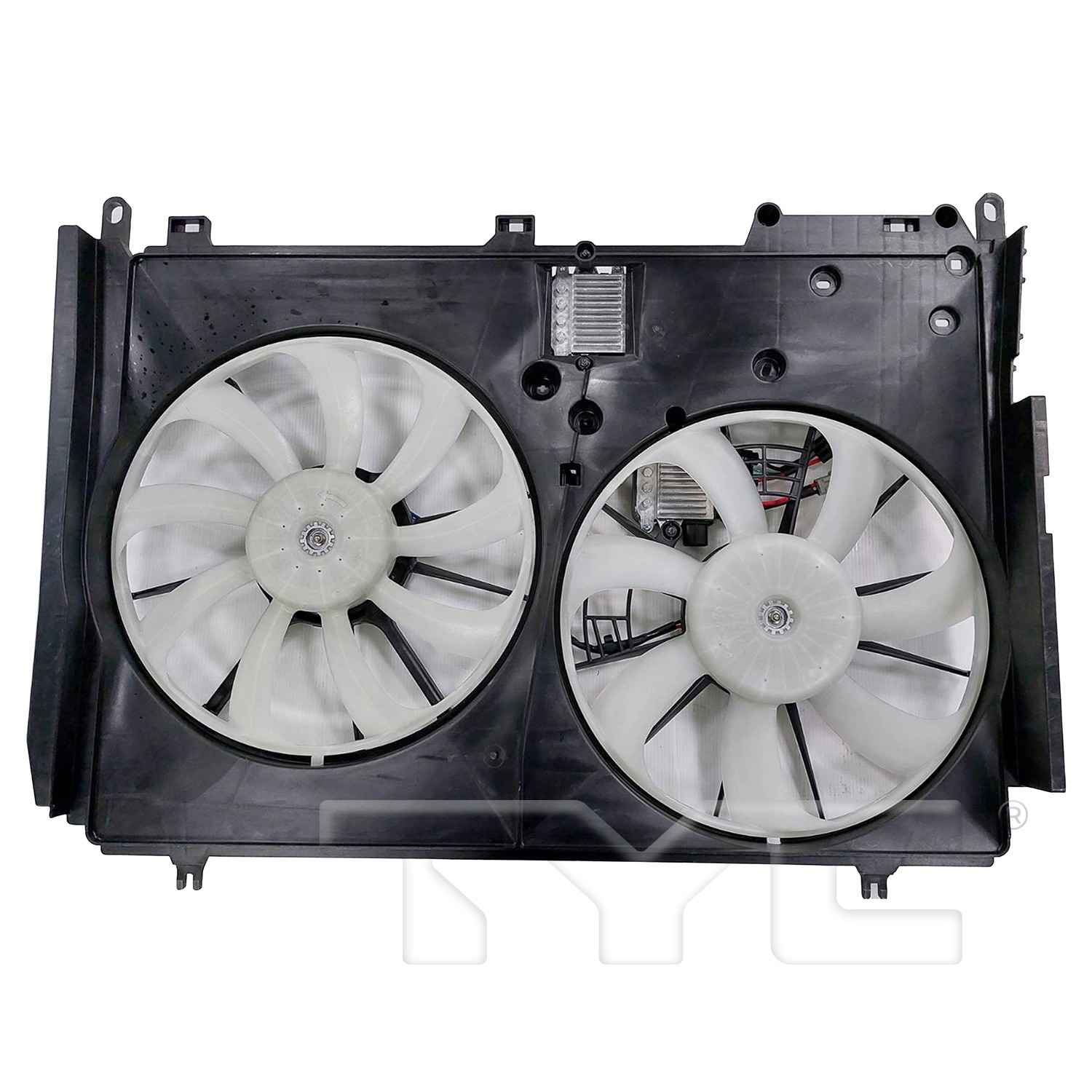 TYC Dual Radiator and Condenser Fan Assembly 625040