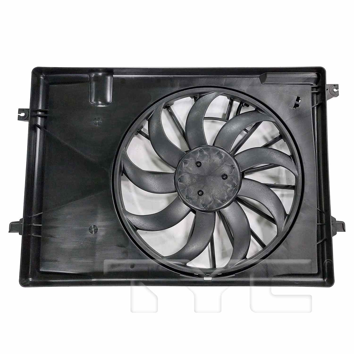 TYC Dual Radiator and Condenser Fan Assembly 625060