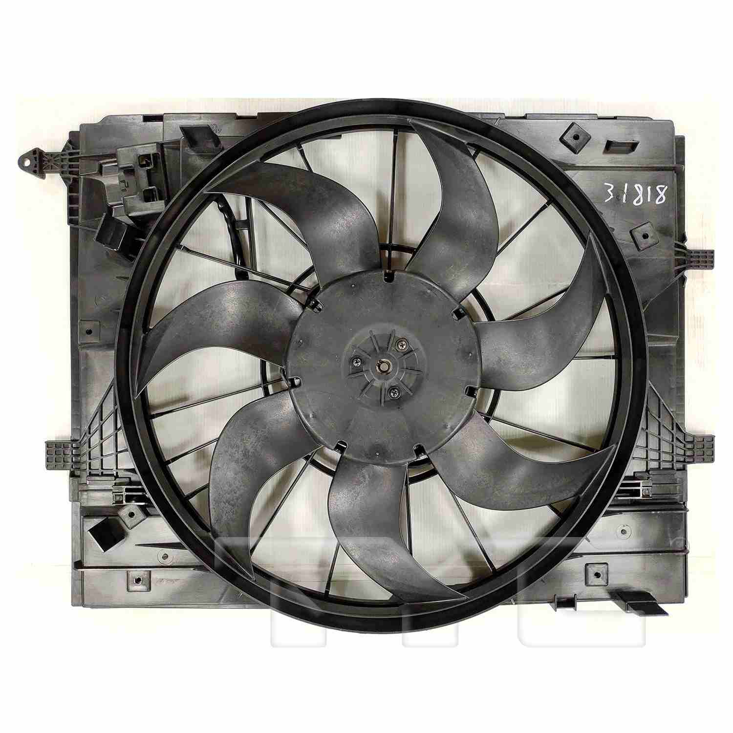 TYC Dual Radiator and Condenser Fan Assembly 625070
