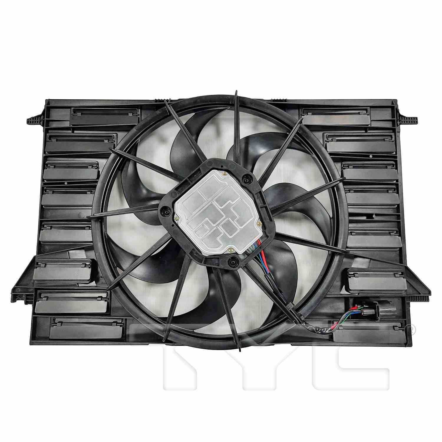 TYC Dual Radiator and Condenser Fan Assembly 625080