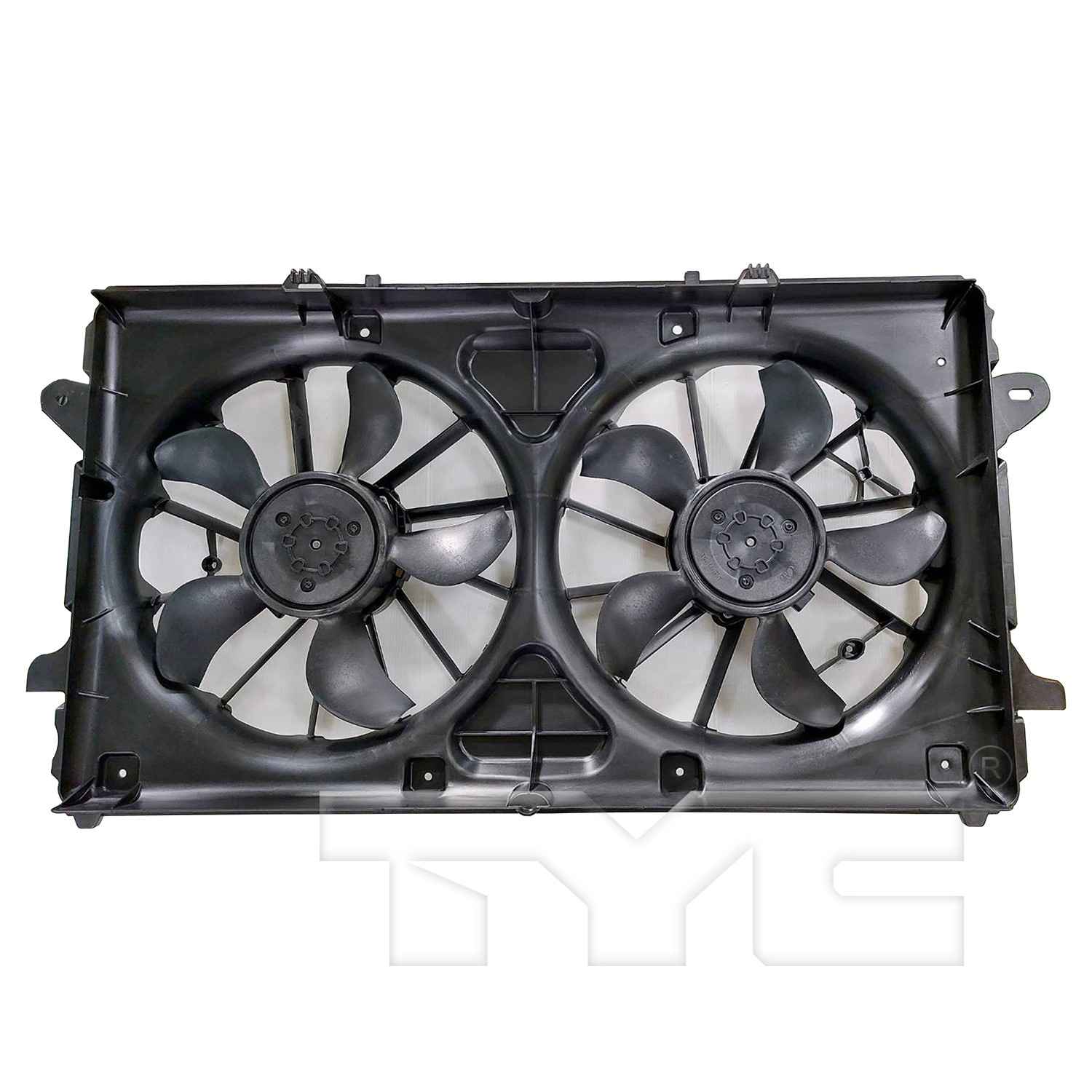 TYC Dual Radiator and Condenser Fan Assembly 625090