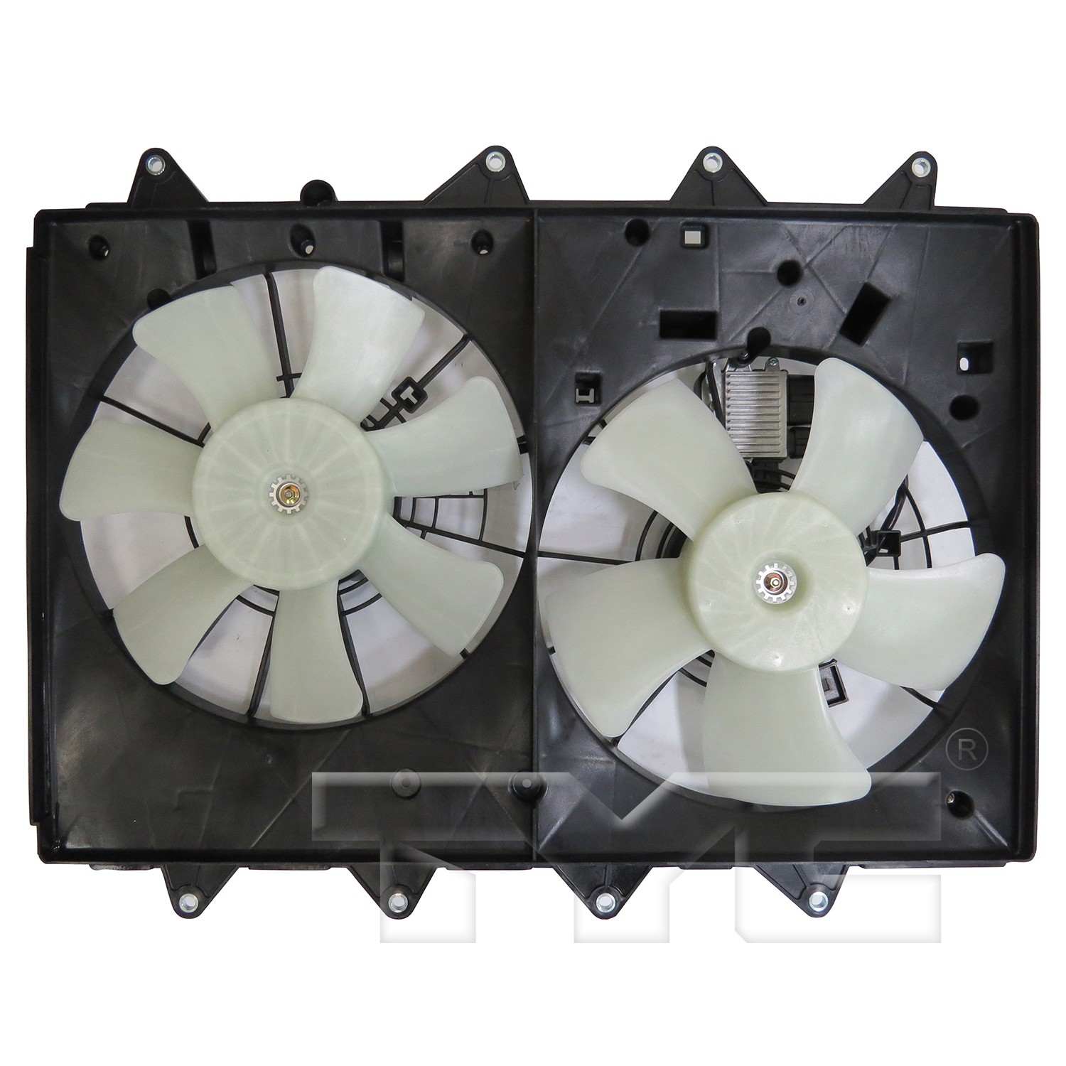 TYC Dual Radiator and Condenser Fan Assembly 626010